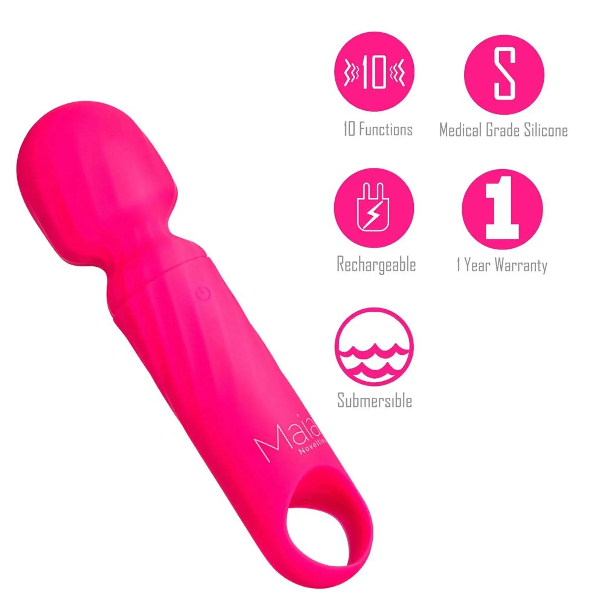 Dolly Pink Silicone Mini Wand Maia Toys