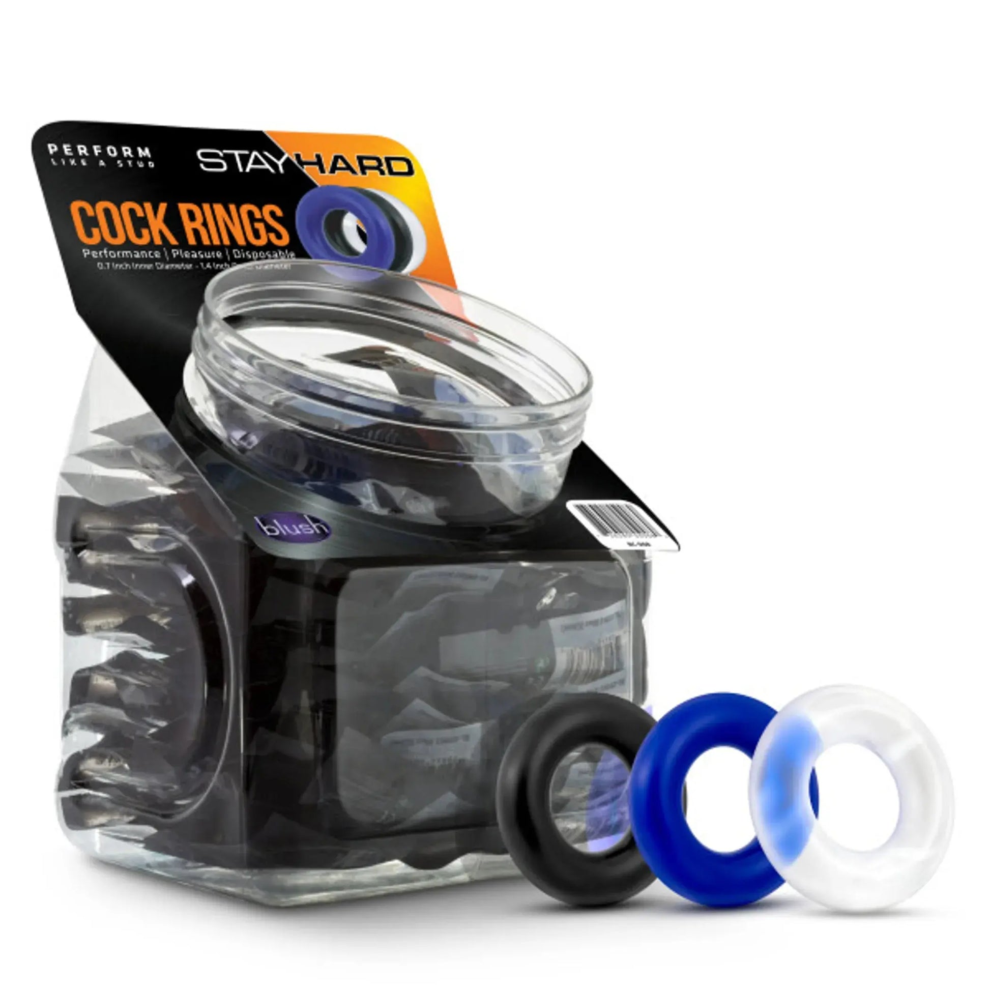 Donut Cockrings 50-Piece Display Blush Novelties