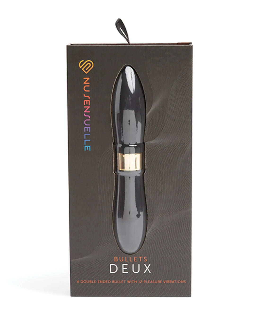 Double Ended Bullet Vibrator Black Nu Sensuelle