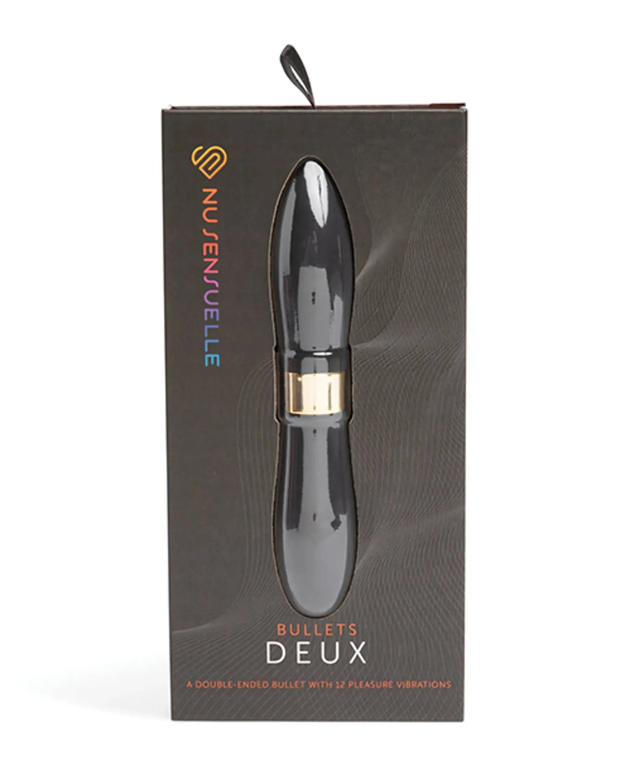 Double Ended Bullet Vibrator Black Nu Sensuelle