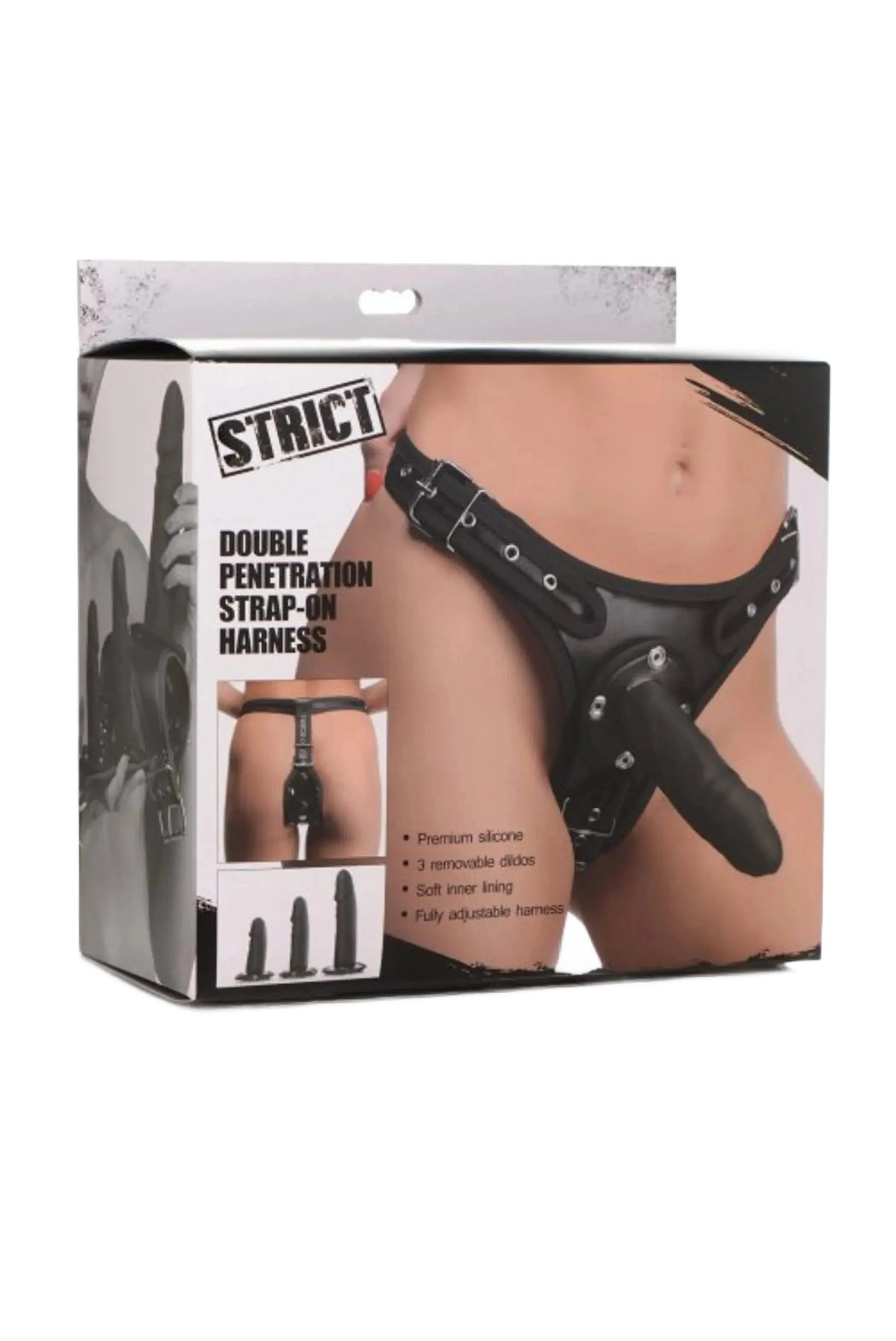 STRICT DOUBLE PENETRATION STRAP ON HARNESS XR Brands