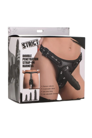 STRICT DOUBLE PENETRATION STRAP ON HARNESS XR Brands