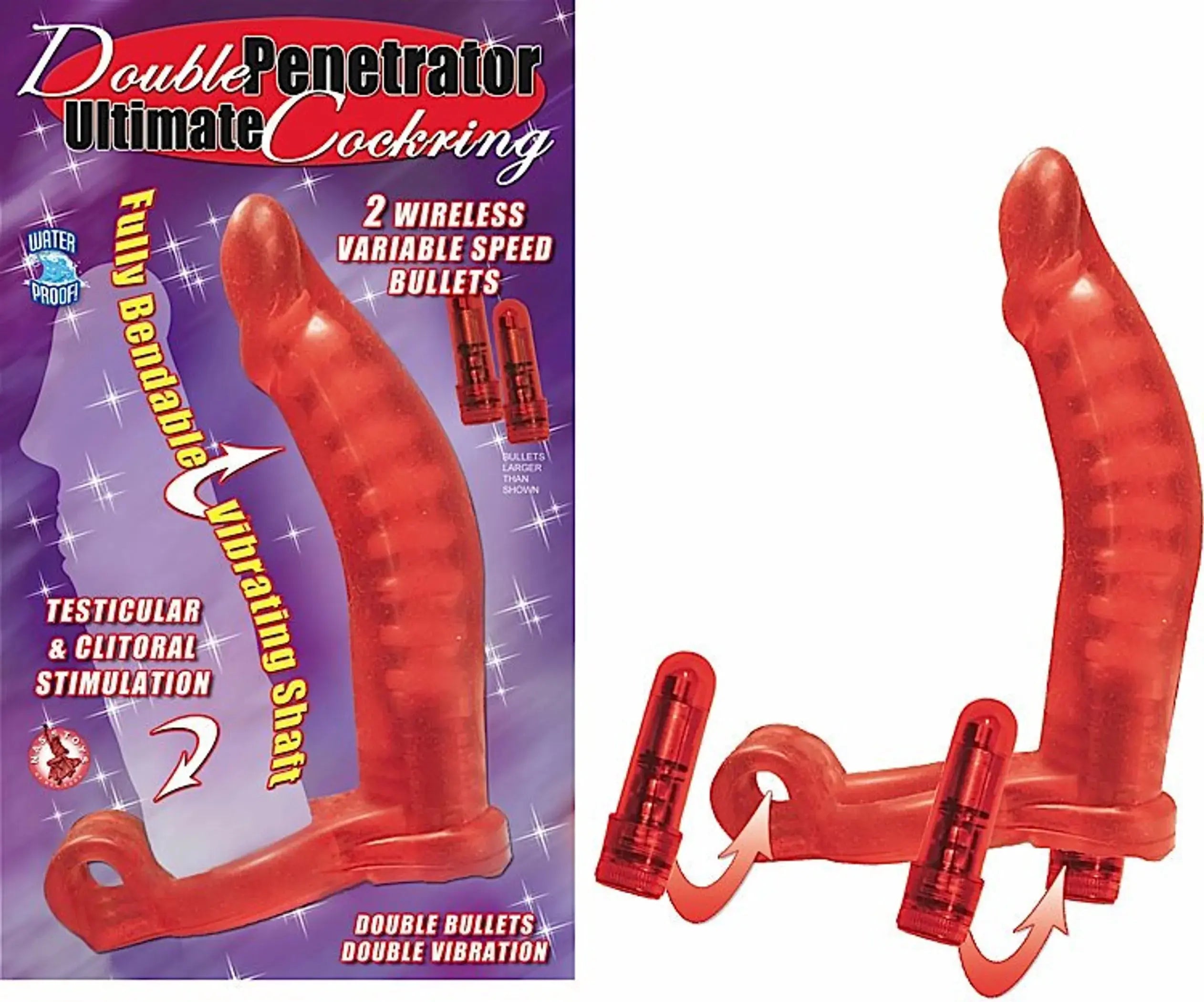 Double Penetrator Cock Ring Nasstoys
