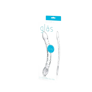 GLAS DOUBLE TROUBLE GLASS DILDO Electric / Hustler Lingerie