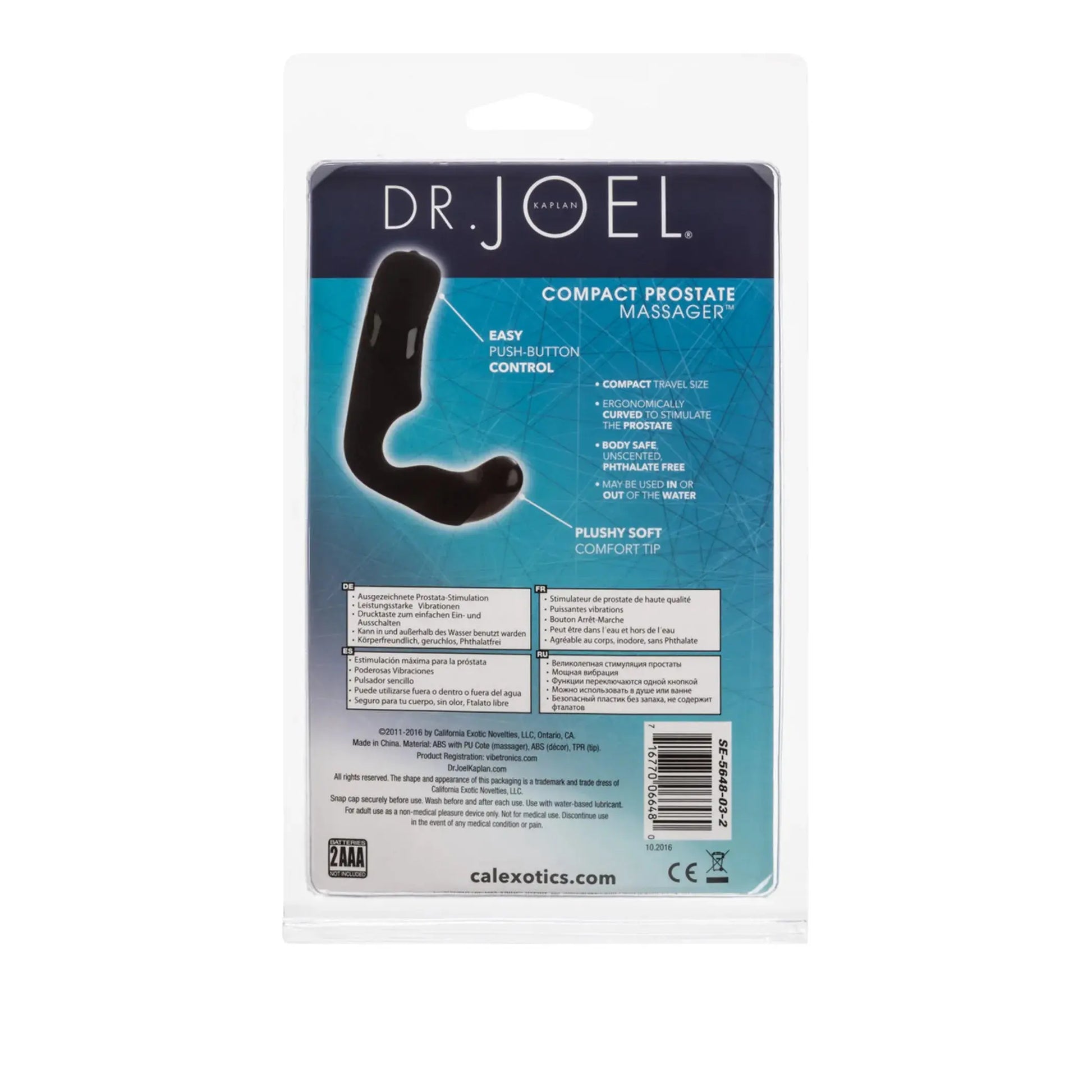 Dr Joel Compact Prostate Massager California Exotic Novelties