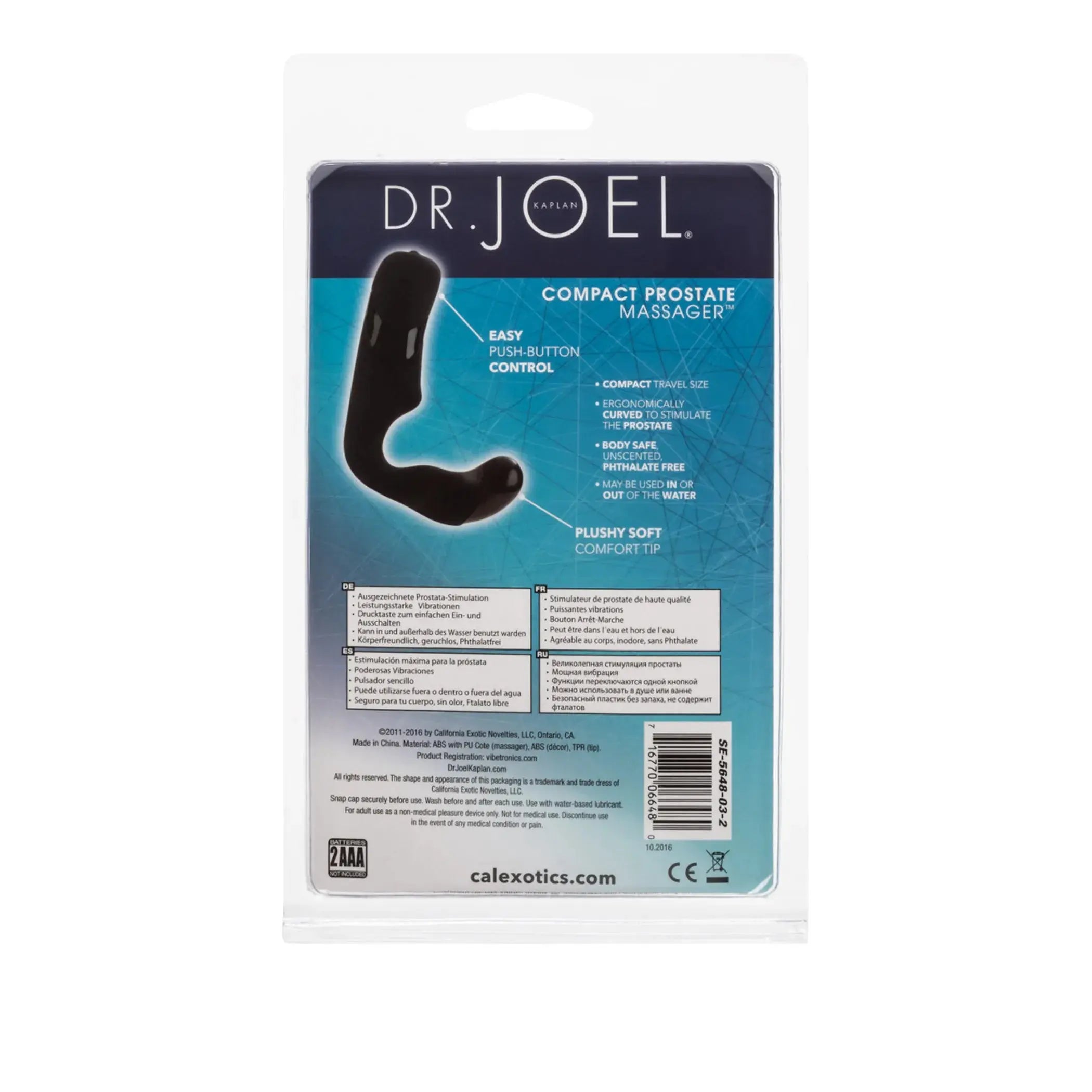 Dr Joel Compact Prostate Massager California Exotic Novelties