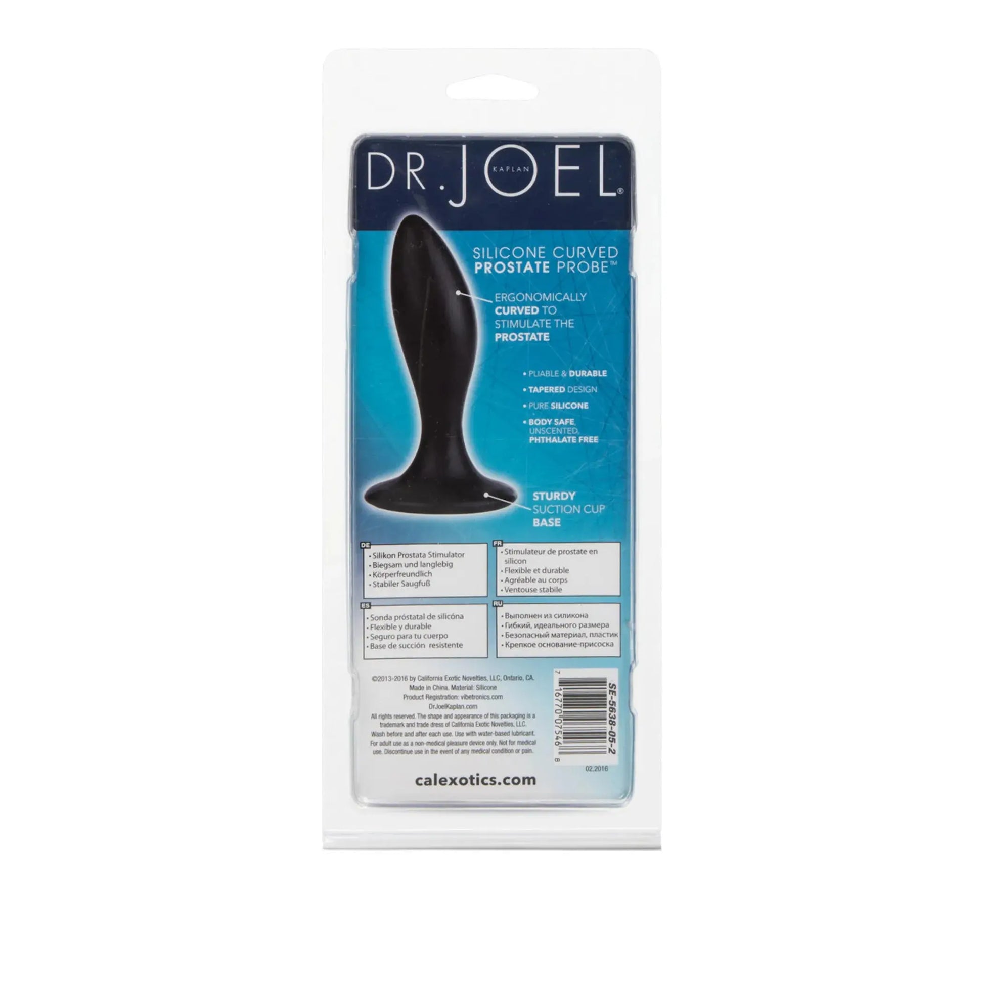 Dr Joel Silicone Curved Prostate Probe California Exotic Novelties