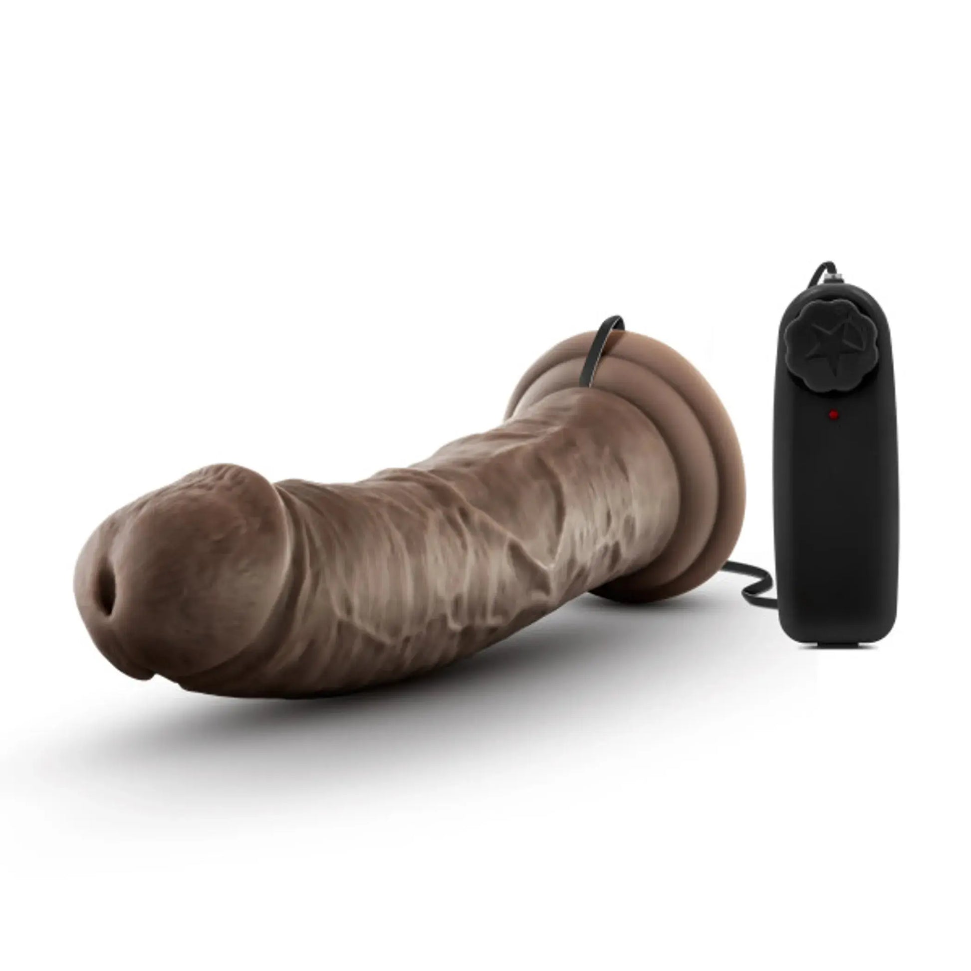 Dr. Skin Dr. Joe Vibrating Dildo with Suction Cup in Chocolate Blush Novelties