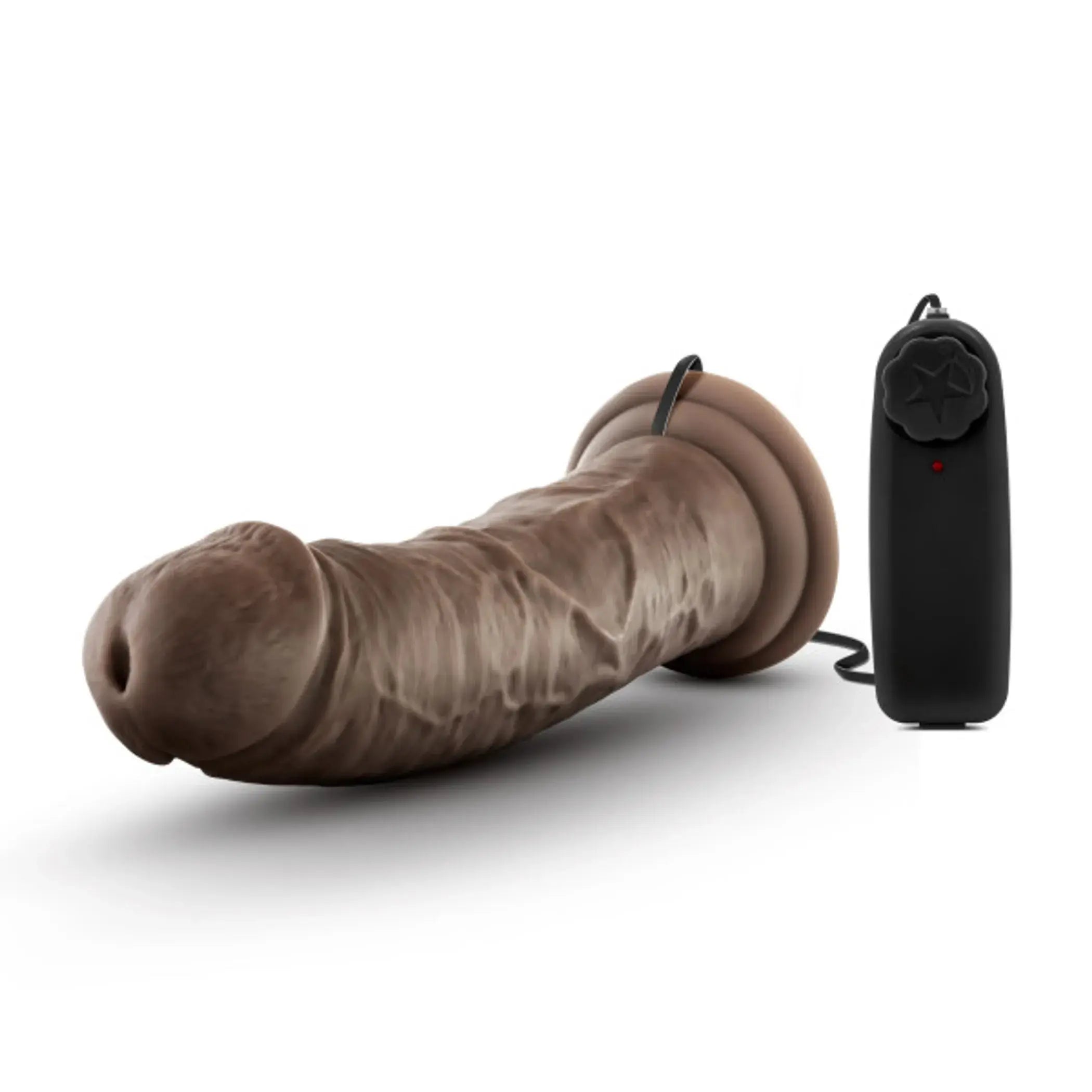 Dr. Skin Dr. Joe Vibrating Dildo with Suction Cup in Chocolate Blush Novelties
