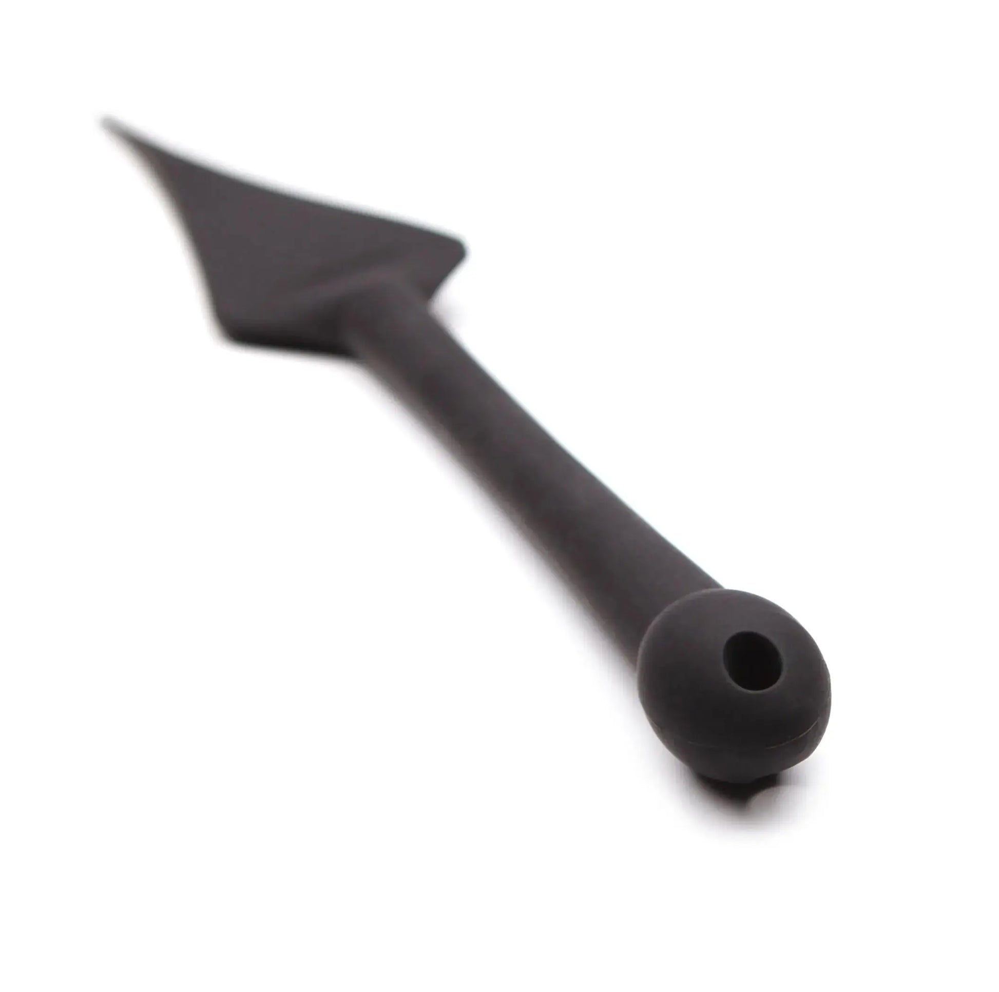 Dragon Tail Black Silicone Paddle Tantus