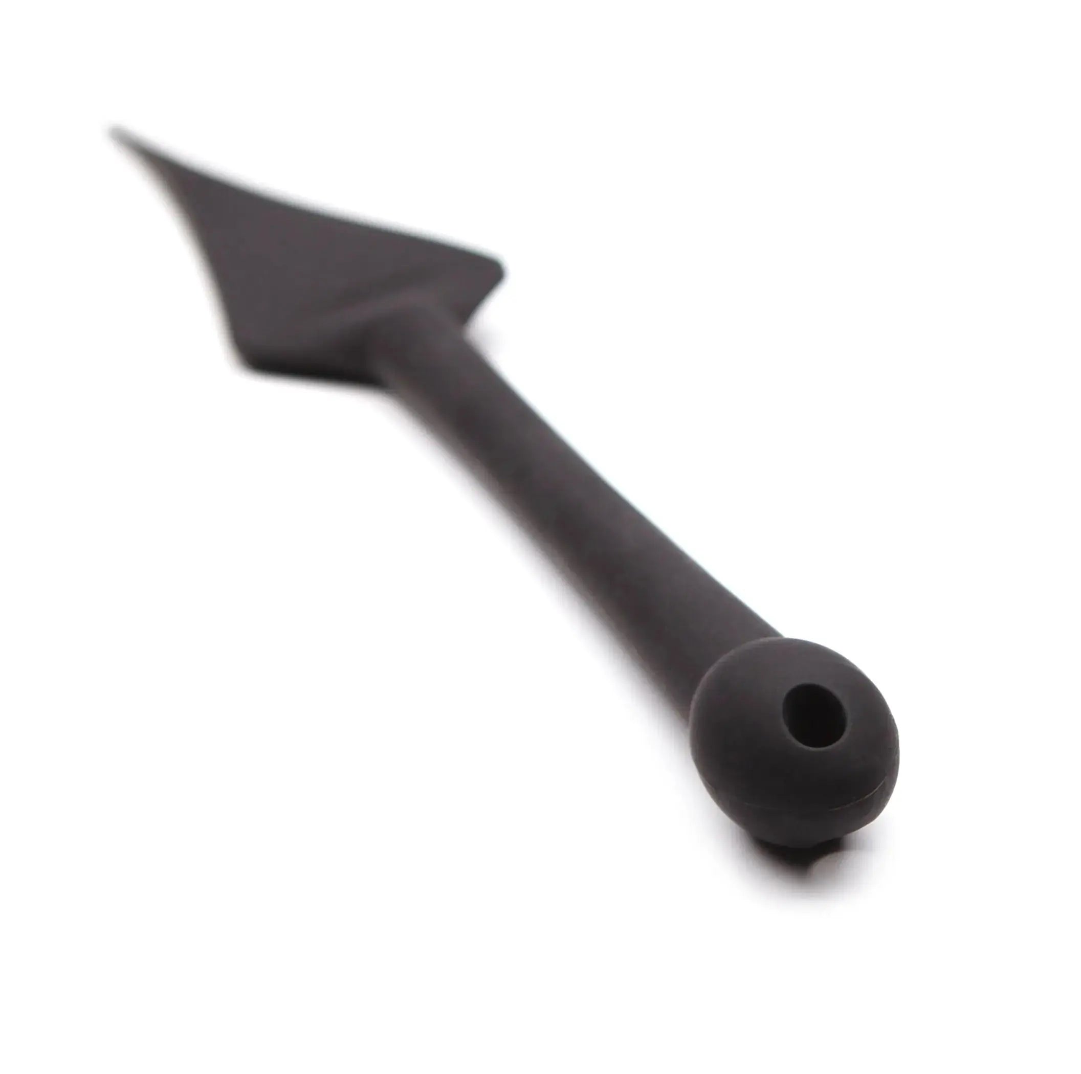 Dragon Tail Black Silicone Paddle Tantus