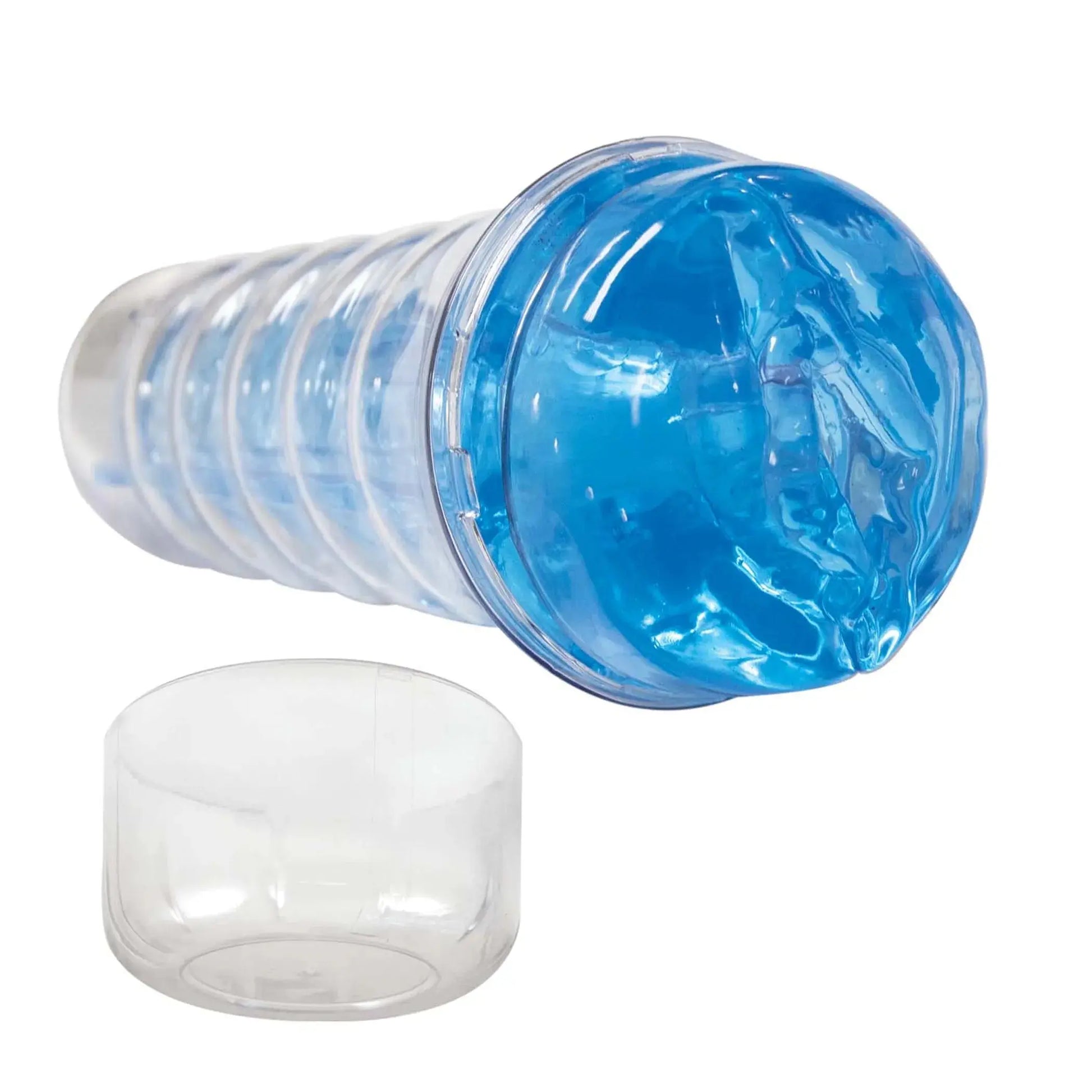 Dream Lite Crystal Vagina Masturbator Blue Nasstoys