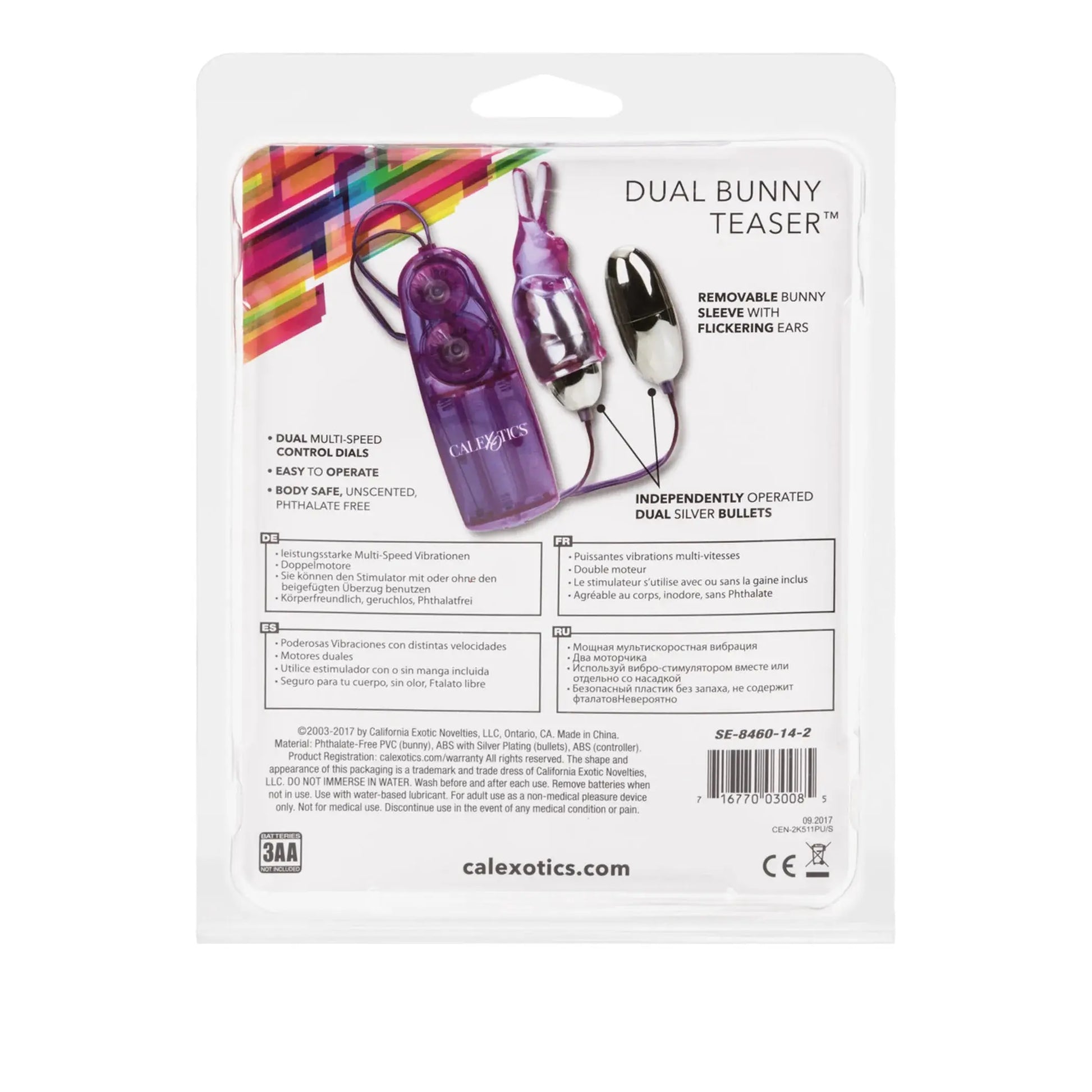 Dual Bunny Teaser California Exotic Novelties