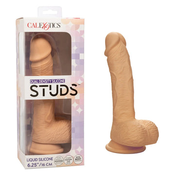Dual Density Silicone Stud 6.25in Ivory California Exotic Novelties