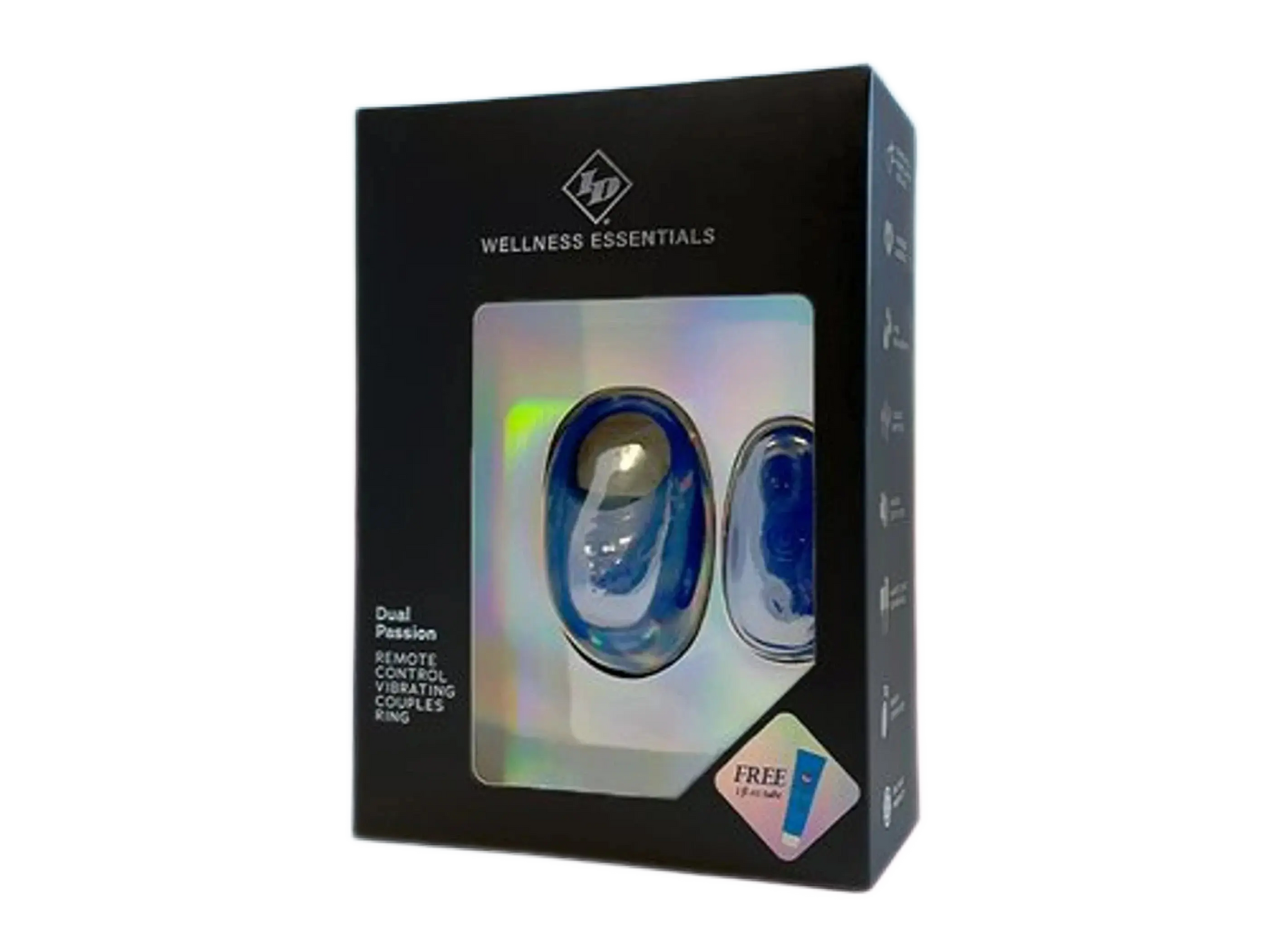 DUAL PASSION COUPLES REMOTE CONTROL VIBRATING RING ID Lube