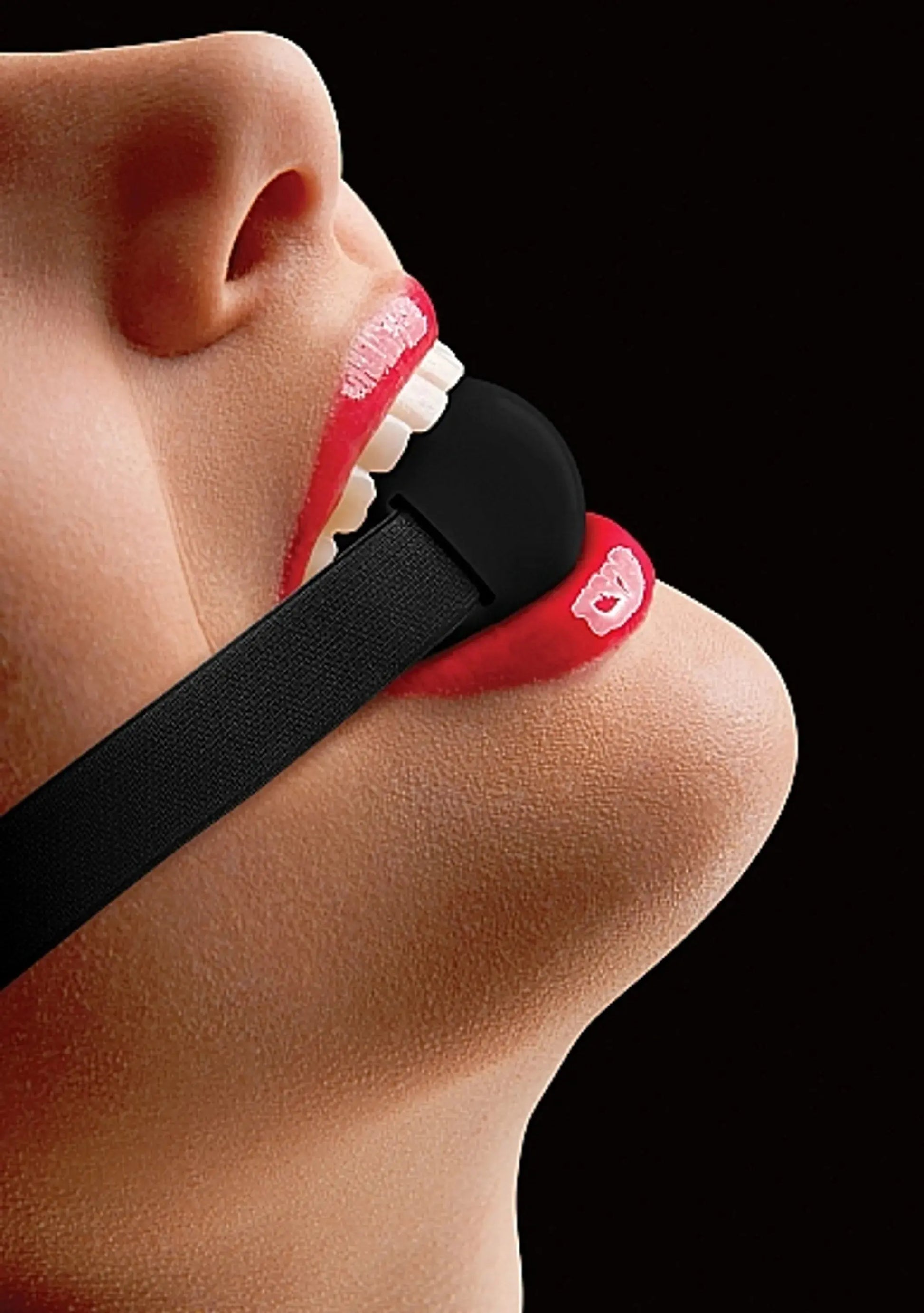 ELASTIC BALL GAG BLACK SHOTS AMERICA