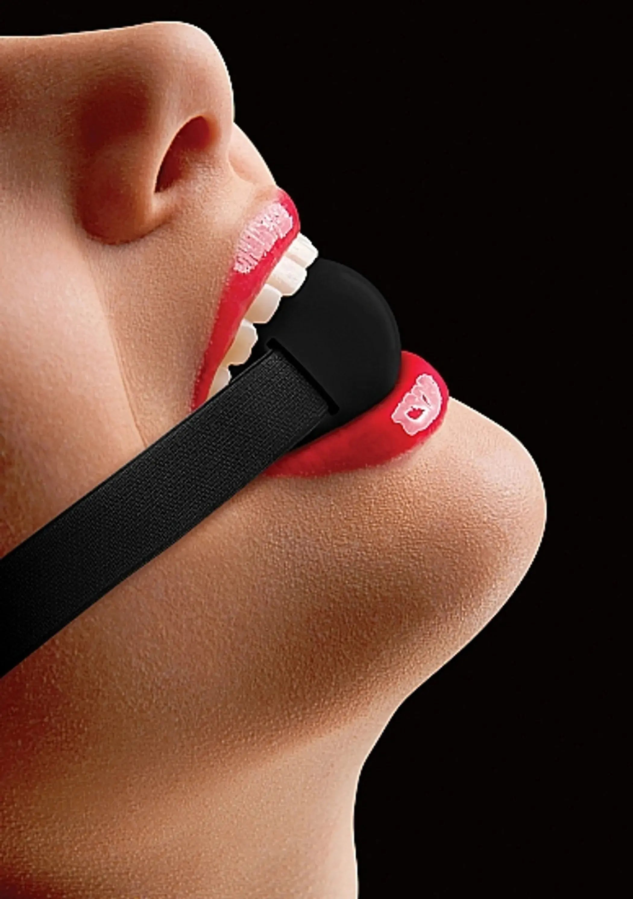 ELASTIC BALL GAG BLACK SHOTS AMERICA