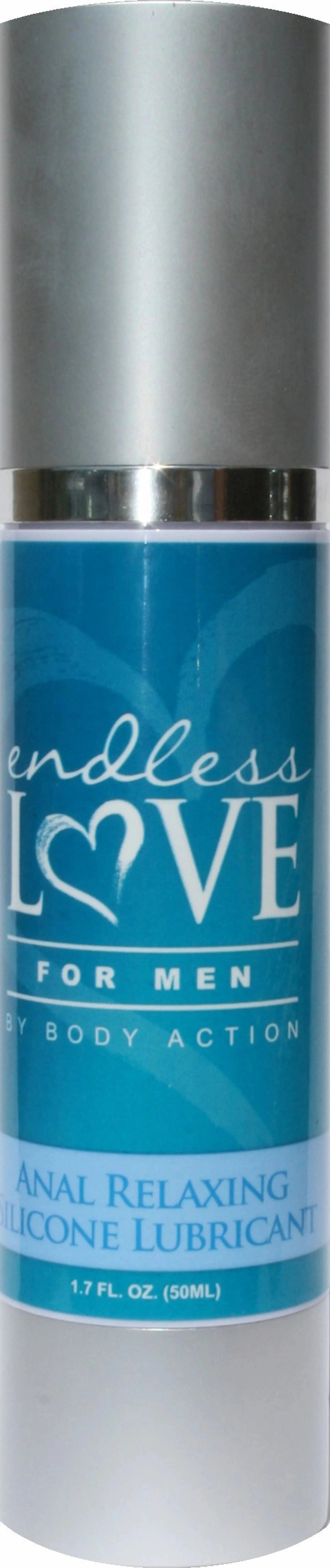 ENDLESS LOVE FOR MEN ANAL RELAXING SILICONE LUBRICANT 1.7 OZ. Body Action Products