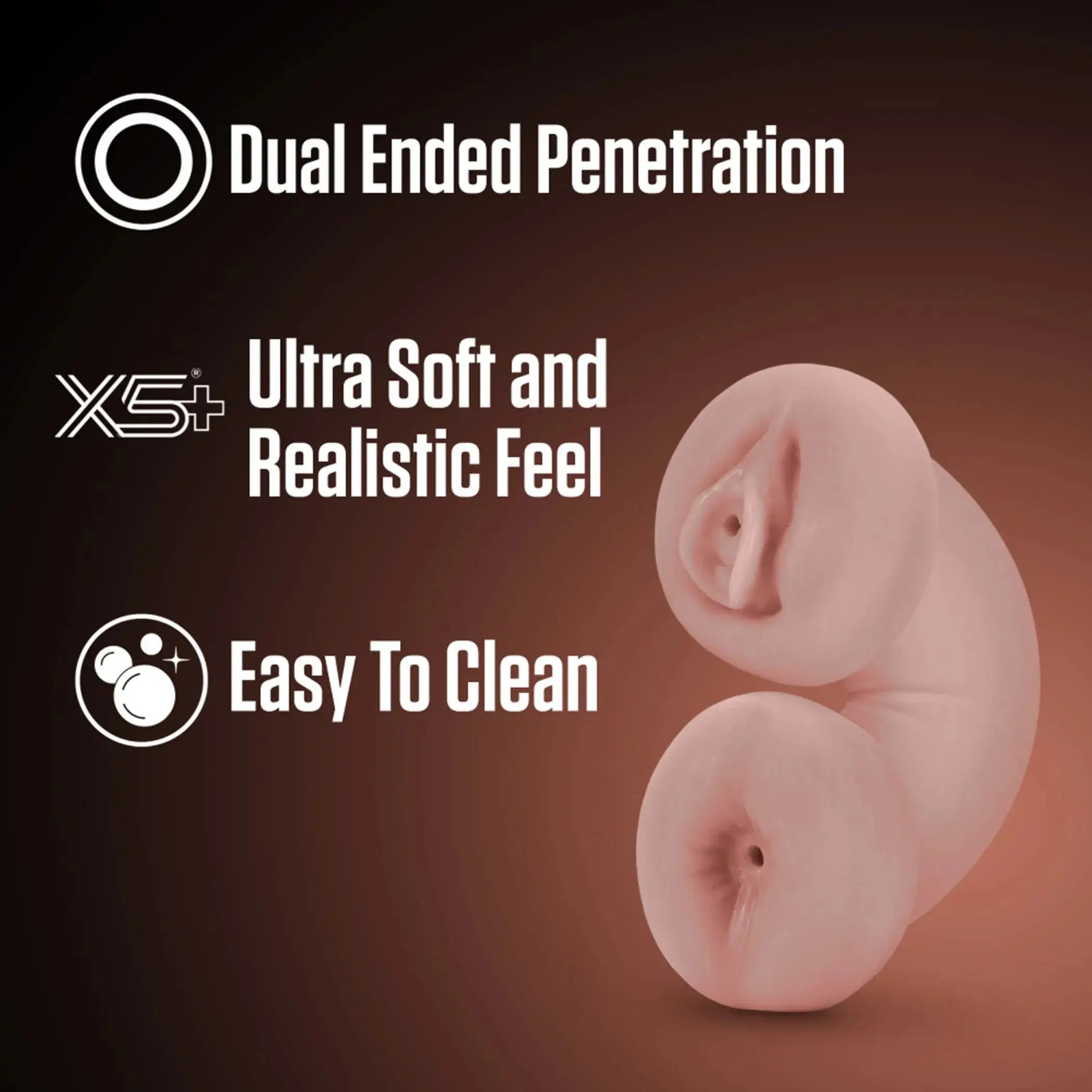 ENLUST TASHA SOFT & WET GLOW IN THE DARK STROKER BEIGE Blush Novelties