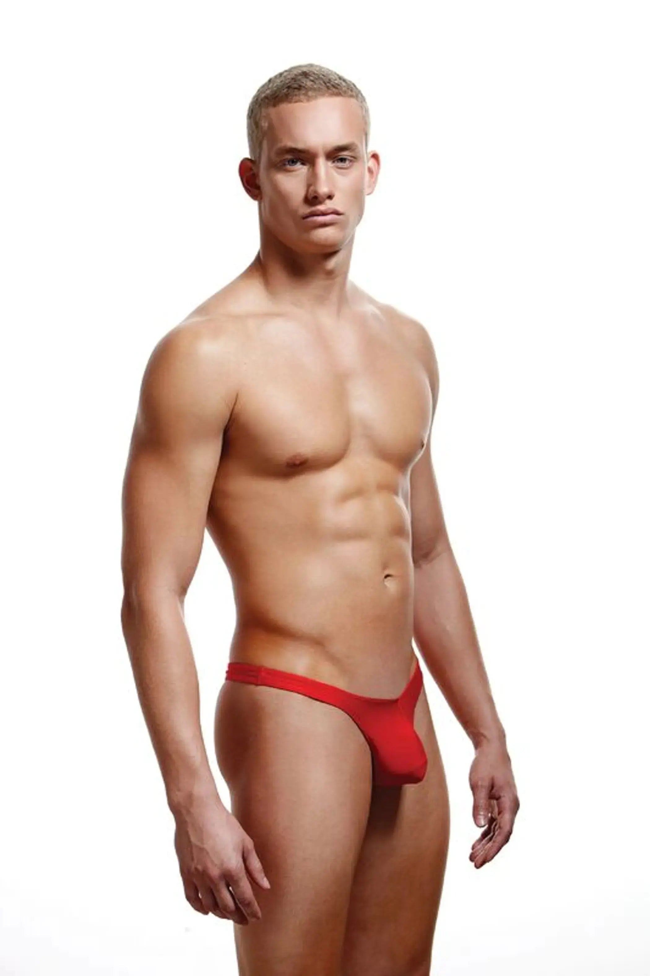 ENVY LOW RISE THONG RED S/M X-Gen Products