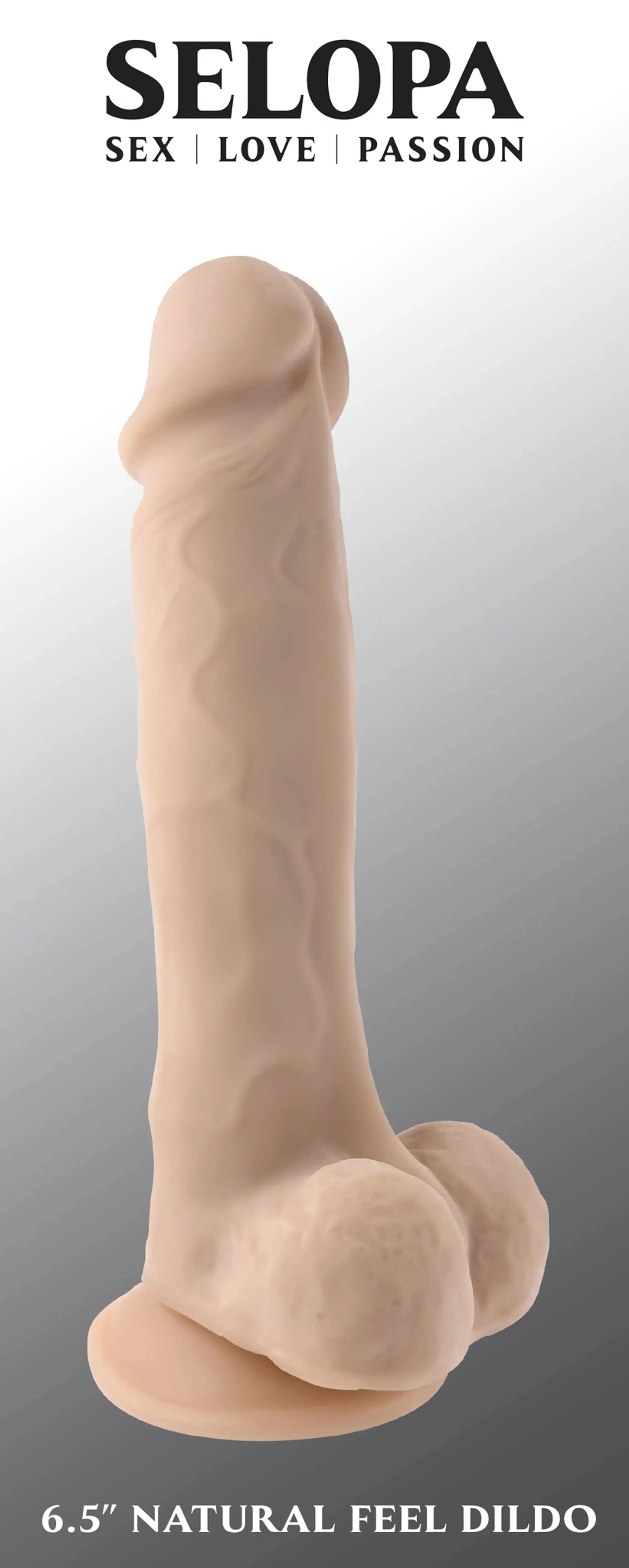 EVOLVED 6.5 IN NATURAL FEEL DILDO LIGHT Evolved Novelties