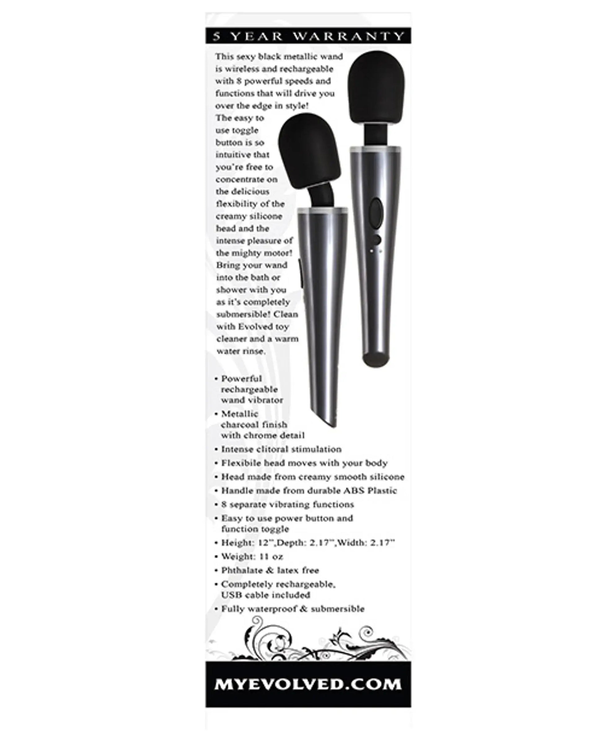 EVOLVED MIGHTY METALLIC WAND Evolved Novelties