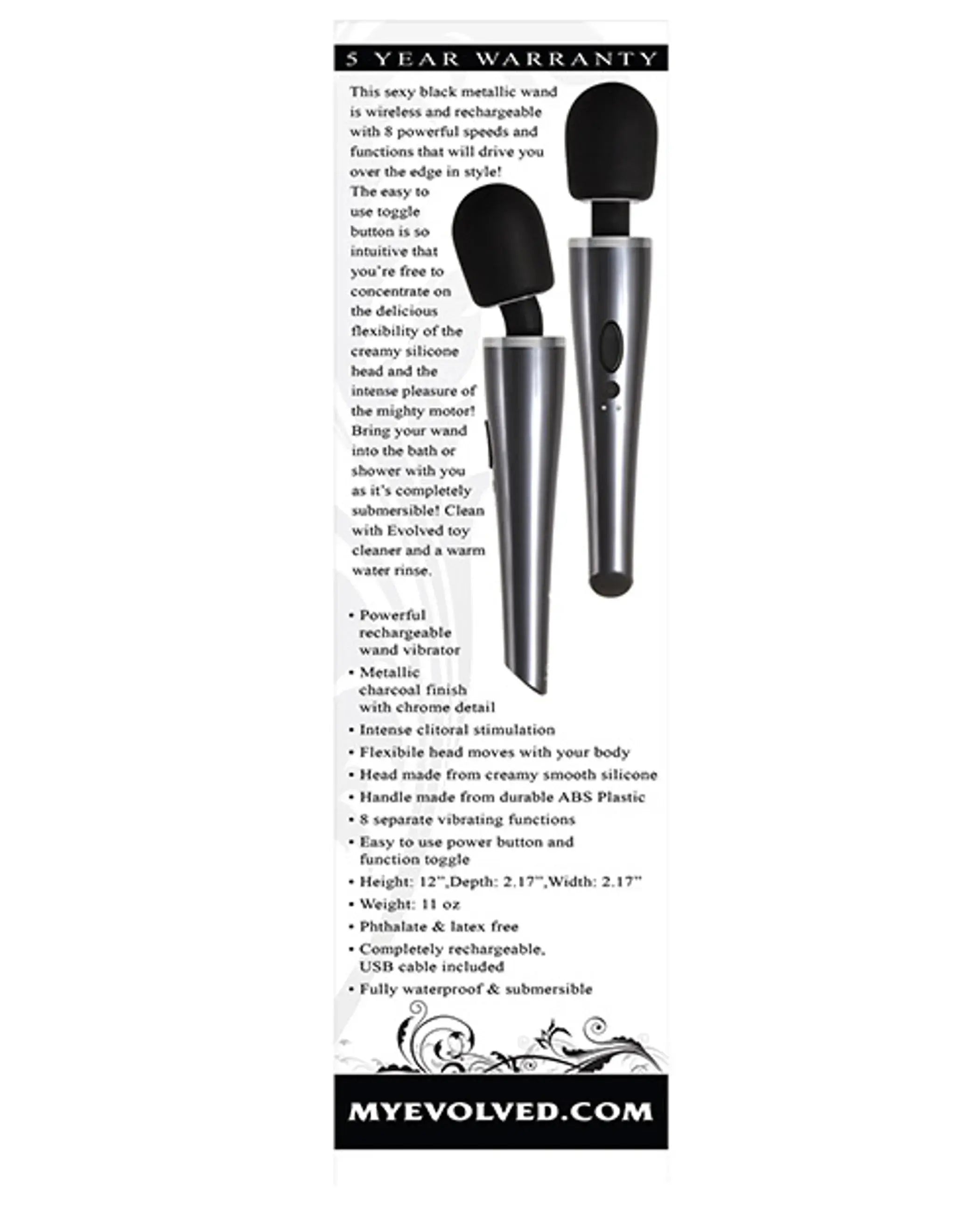 EVOLVED MIGHTY METALLIC WAND Evolved Novelties