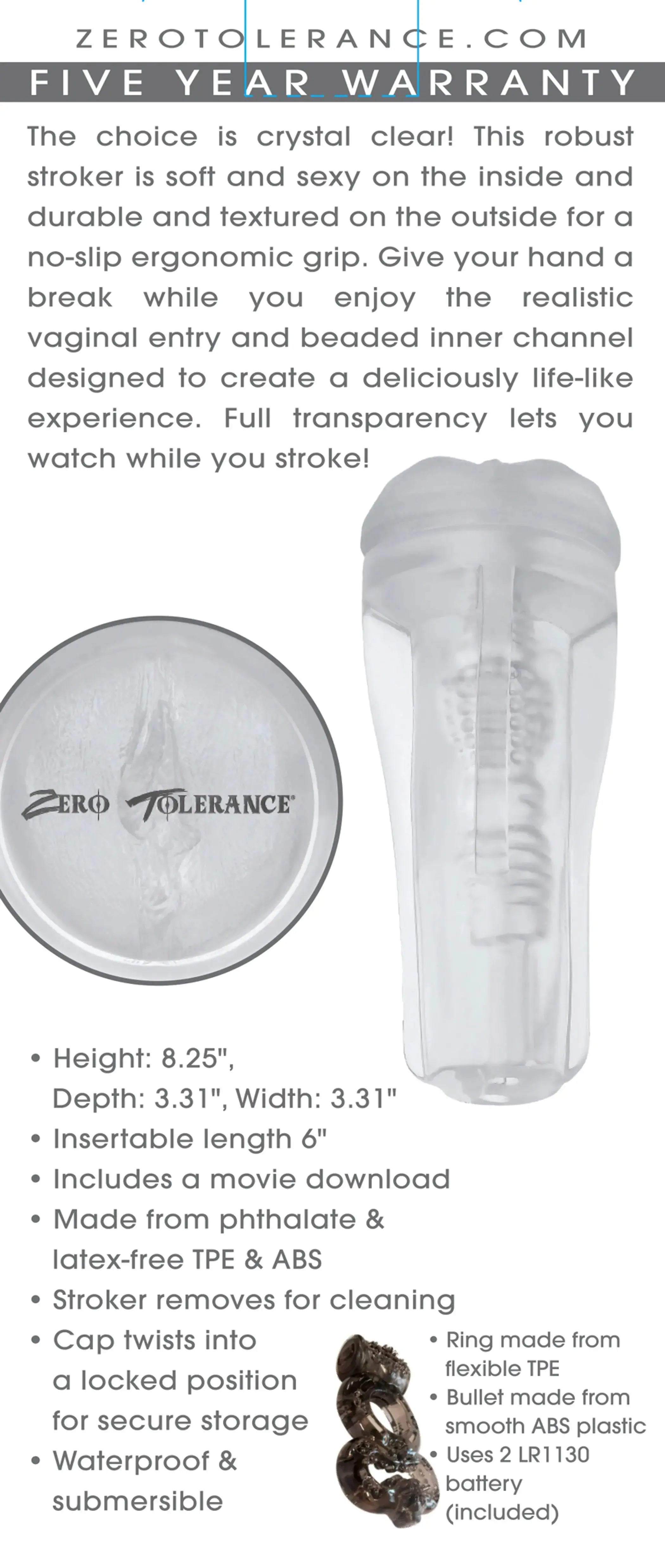 EVOLVED THE CLEAR CHOICE Evolved Novelties