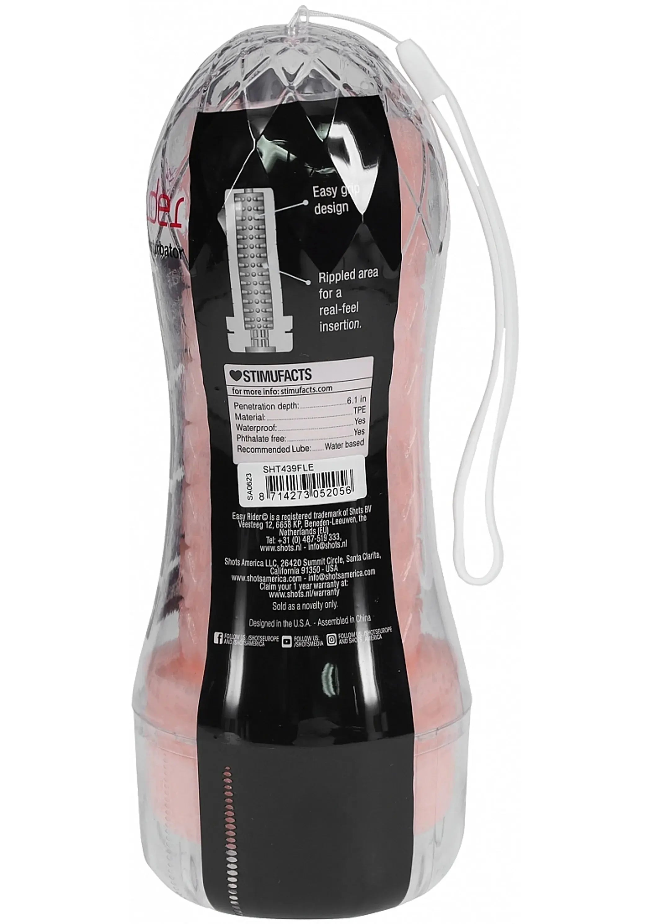 Easy Rider Clear Rounded Case Flesh SHOTS AMERICA