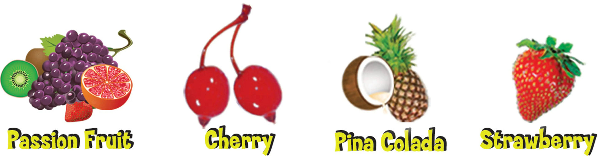 EDIBLE BODY PAINTS 4 PACK BOX HOTT Products