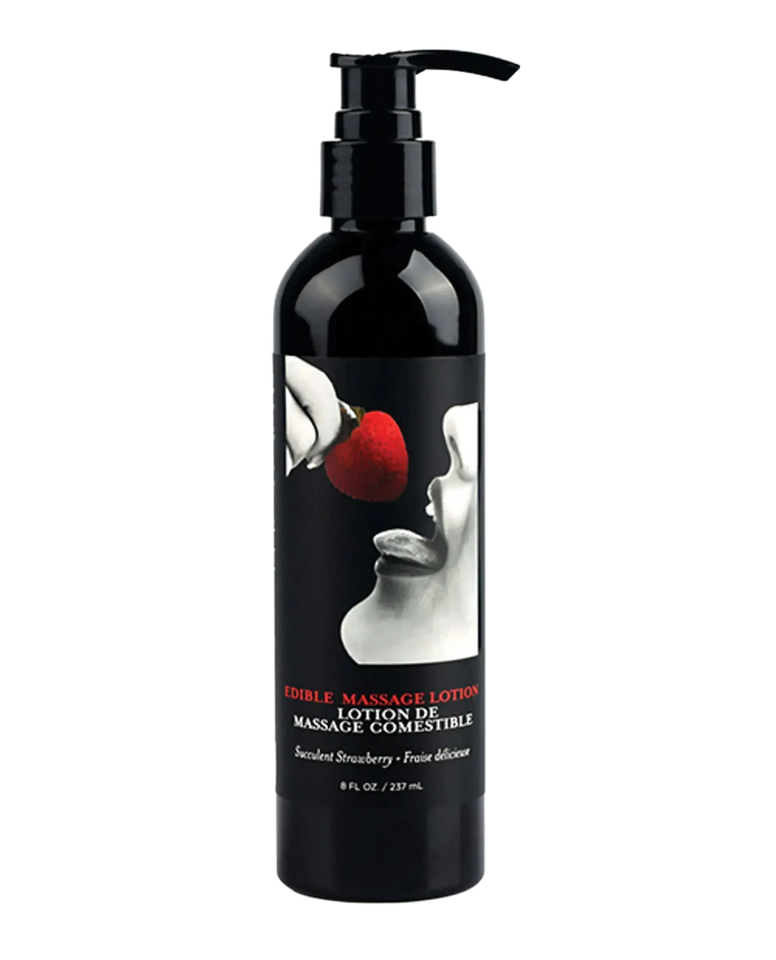 EDIBLE MASSAGE LOTION STRAWBERRY 8OZ Earthly Body