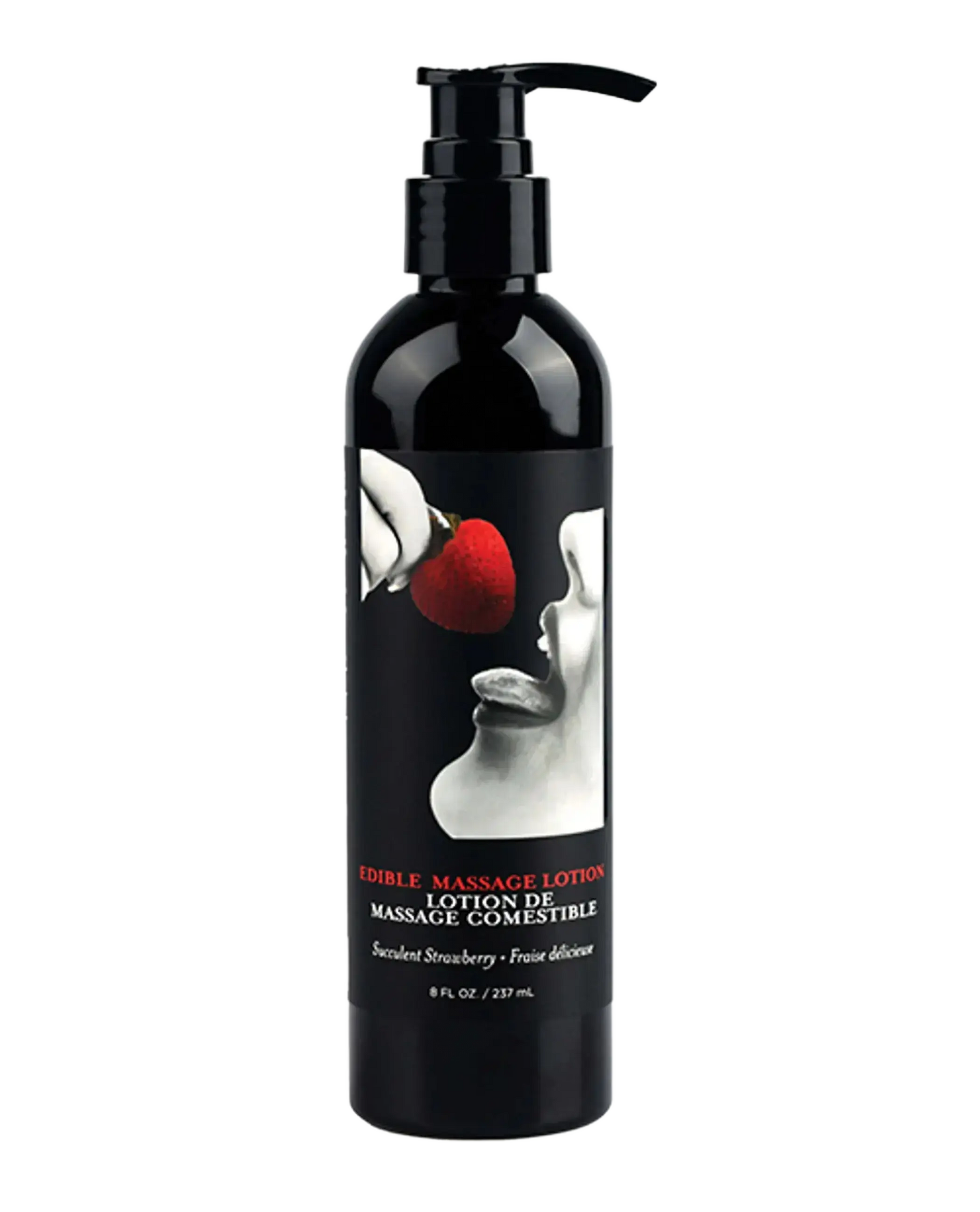 EDIBLE MASSAGE LOTION STRAWBERRY 8OZ Earthly Body