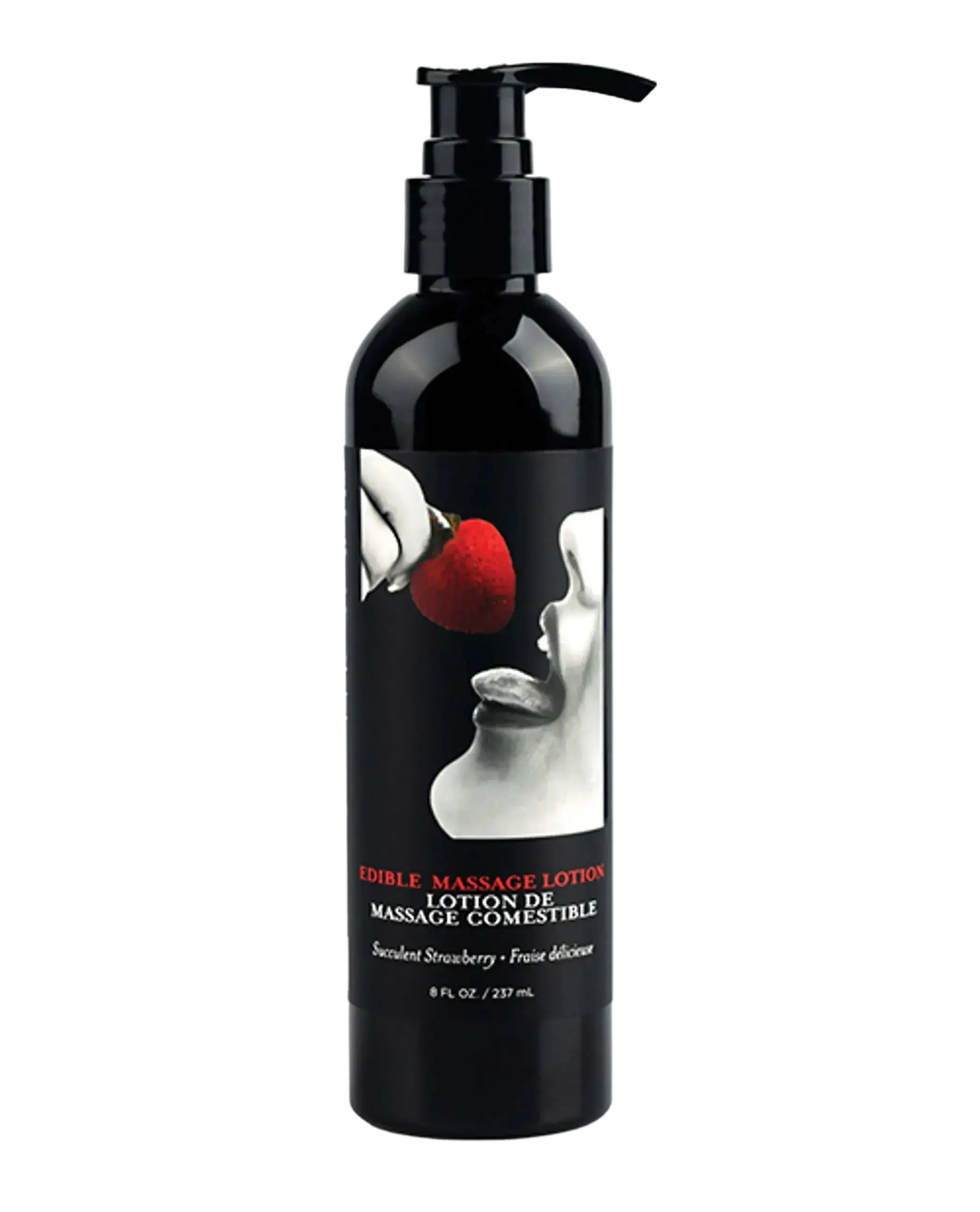 EDIBLE MASSAGE LOTION STRAWBERRY 8OZ Earthly Body