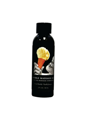 EDIBLE MASSAGE OIL VANILLA 2 OZ Earthly Body