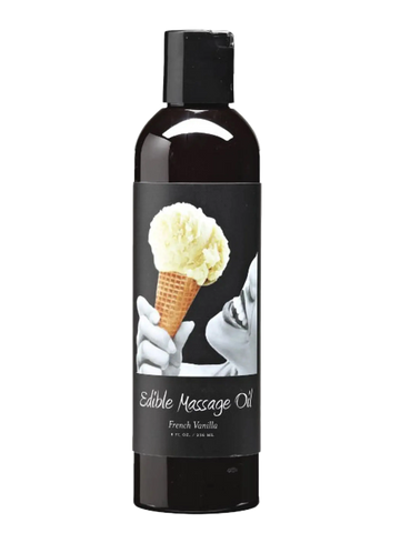 MASSAGE OIL EDIBLE VANILLA 8 OZ Earthly Body