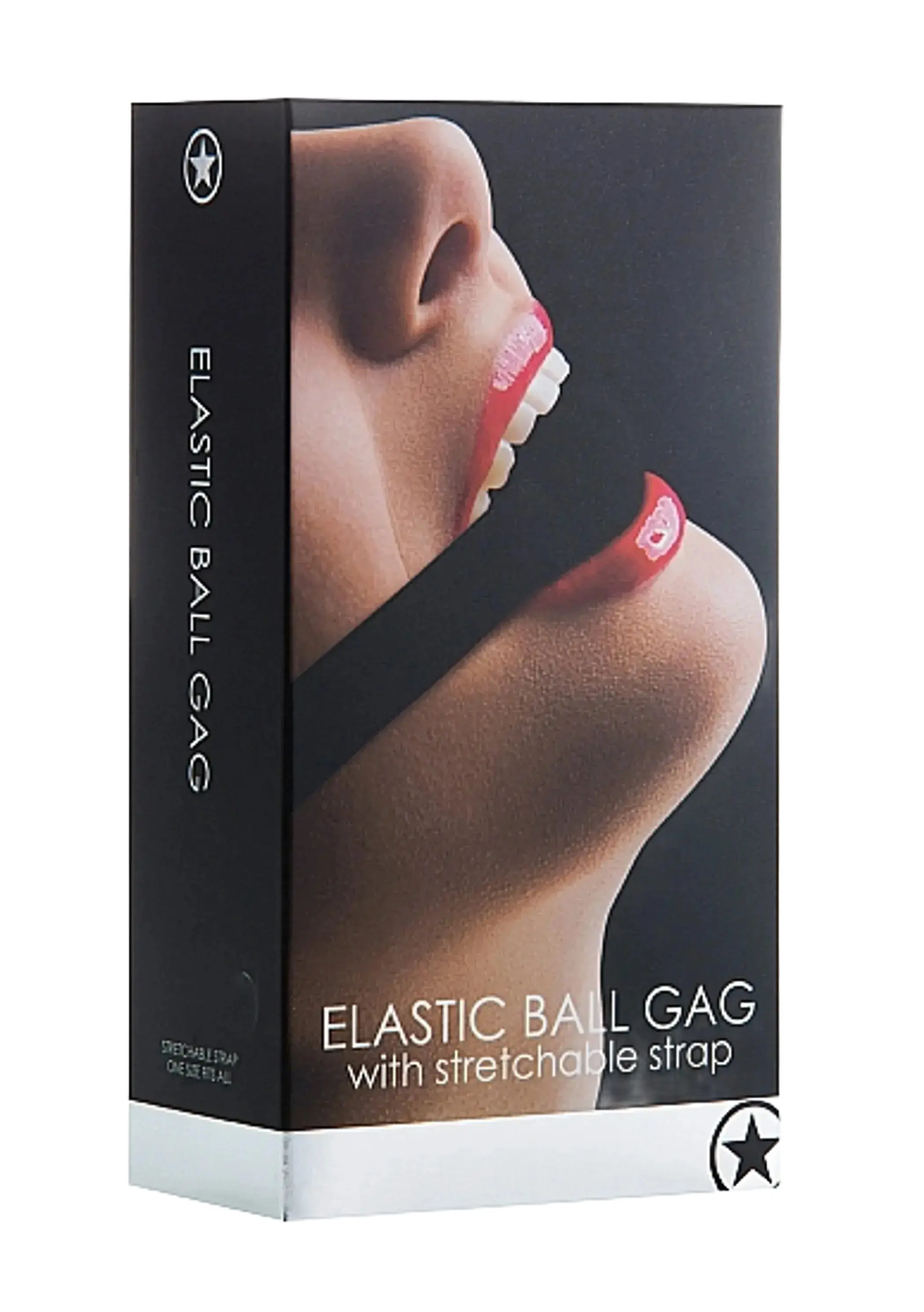 ELASTIC BALL GAG BLACK SHOTS AMERICA