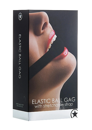 ELASTIC BALL GAG BLACK SHOTS AMERICA