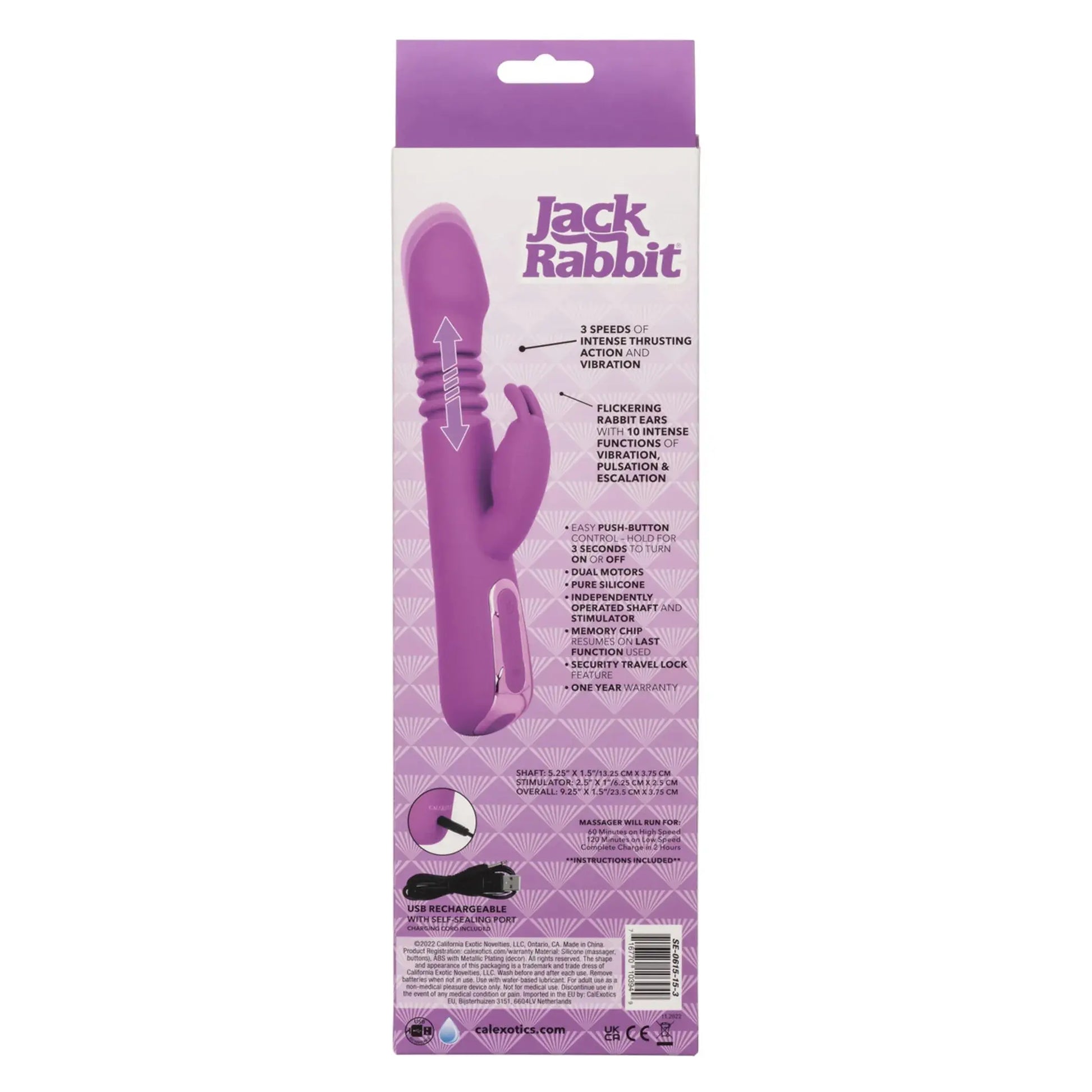 Elite Thrusting Rabbit California Exotic Novelties