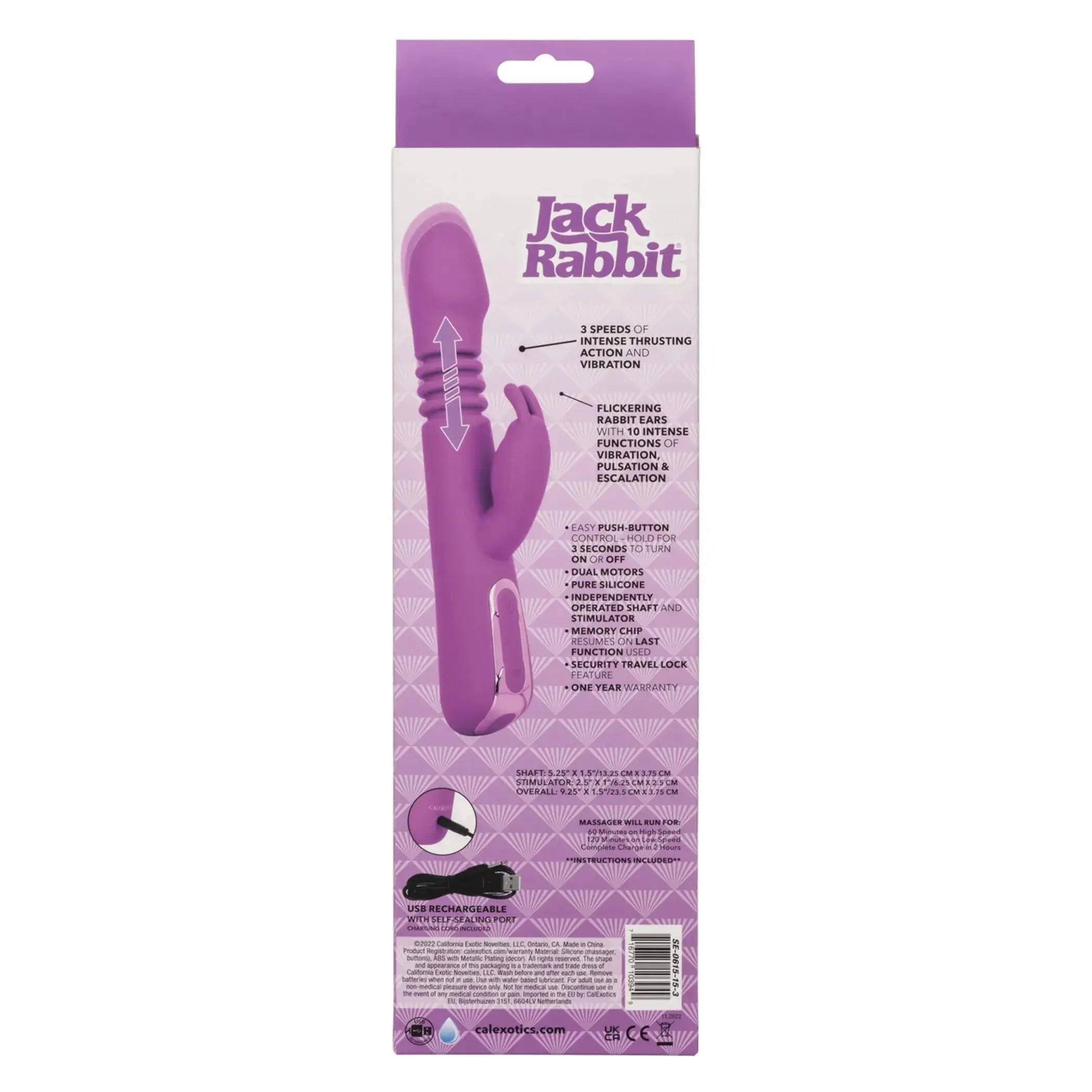 Elite Thrusting Rabbit California Exotic Novelties