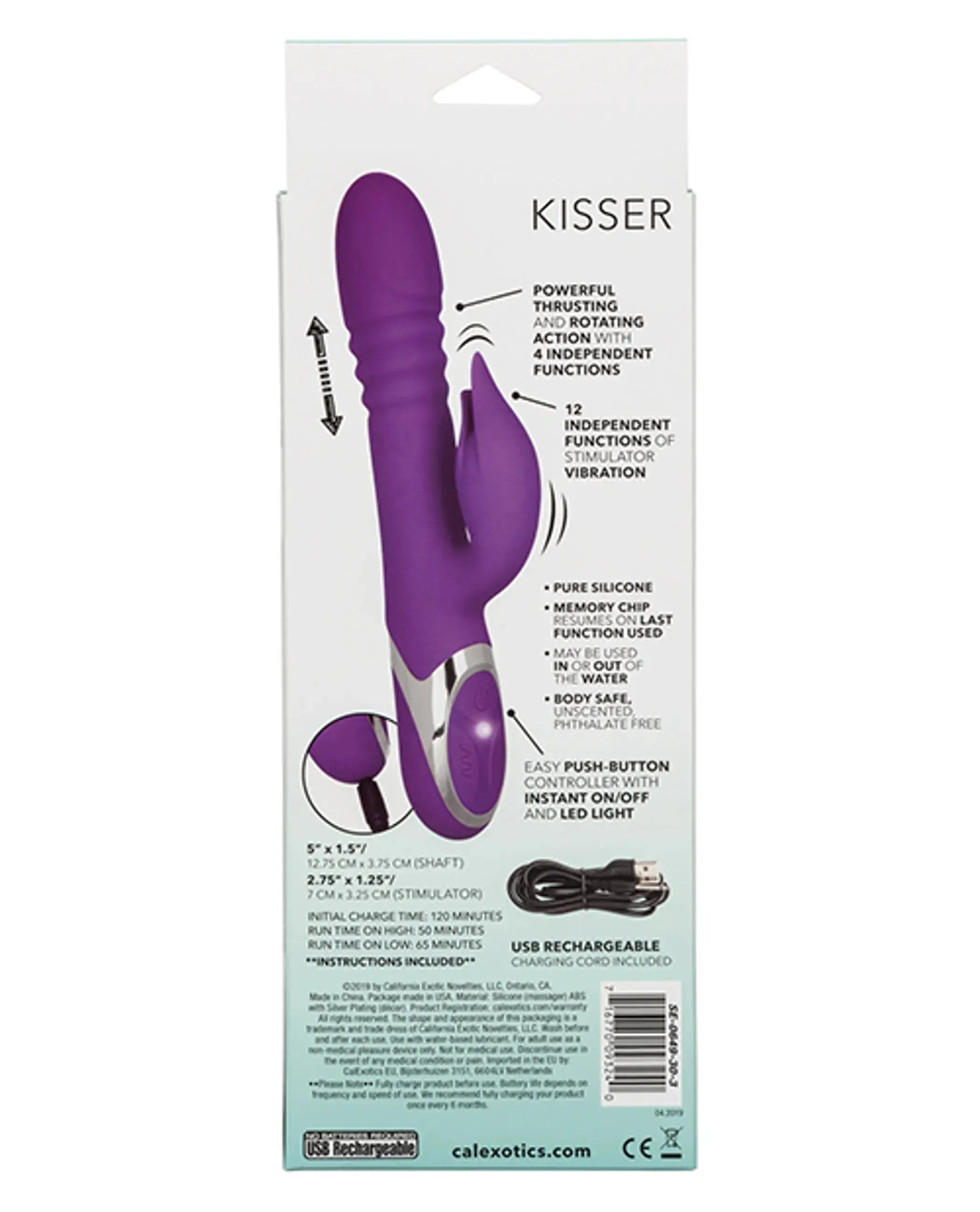 Enchanted Kisser Rabbit Vibrator California Exotic Novelties