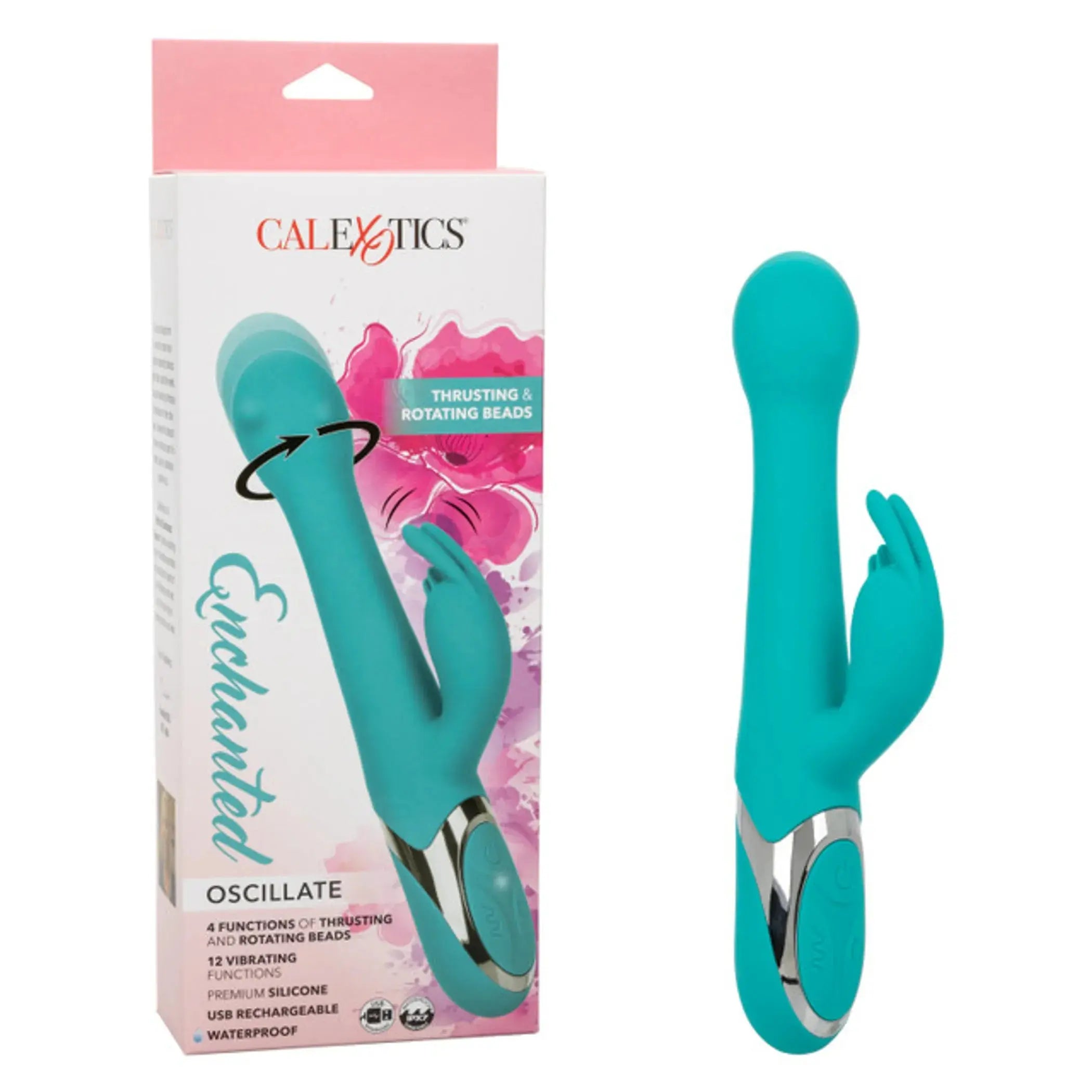 Enchanted Oscillate Rabbit Vibrator California Exotic Novelties