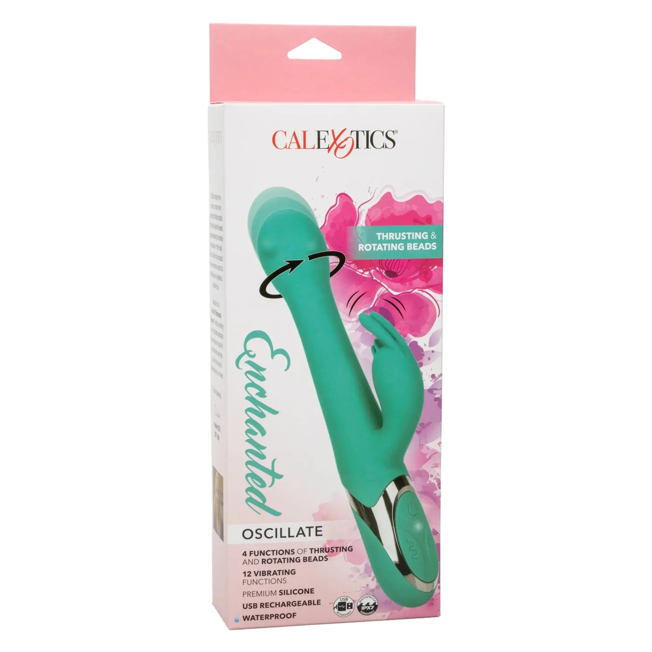 Enchanted Oscillate Rabbit Vibrator California Exotic Novelties