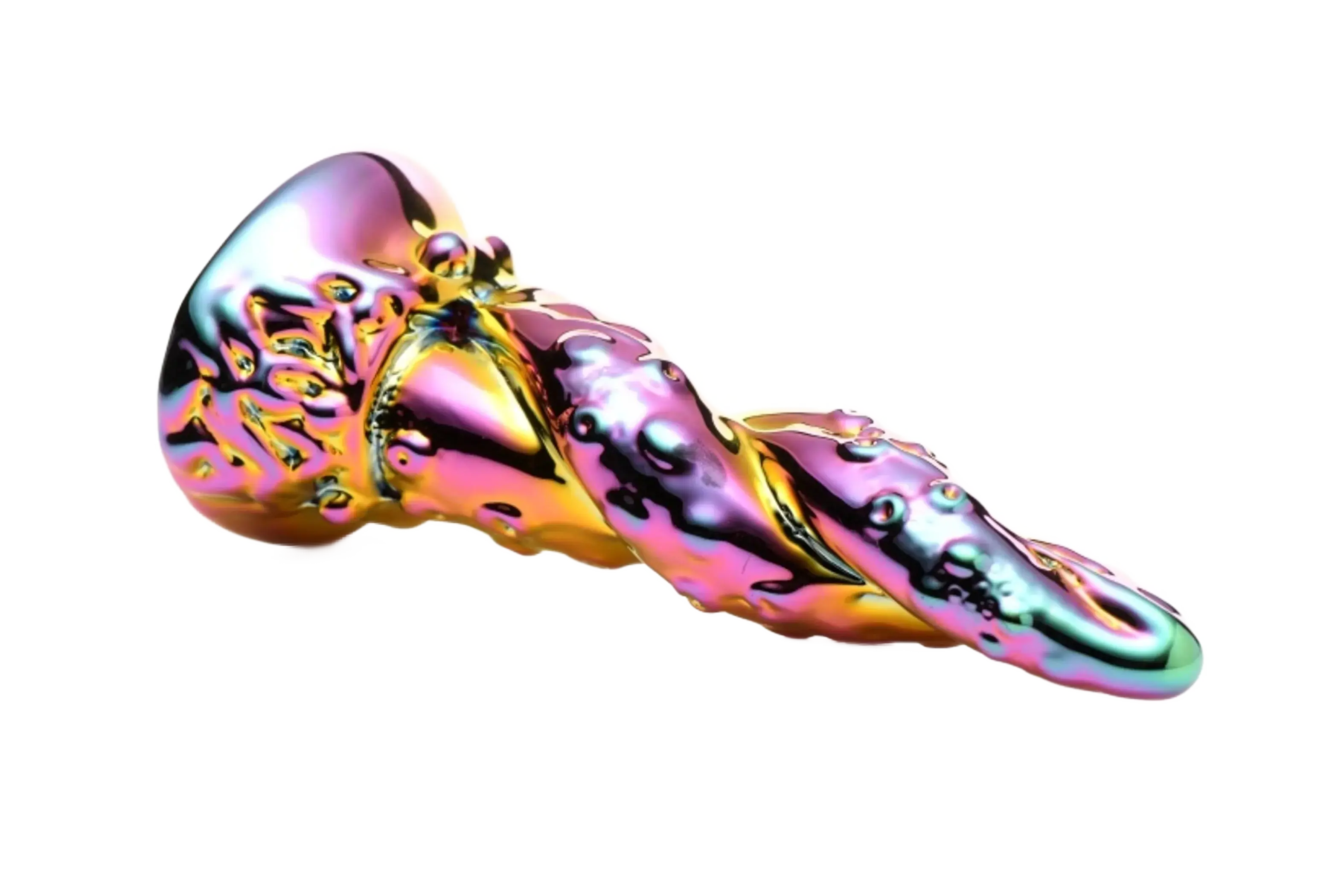 CREATURE COCKS ENCHANTRESS RAINBOW GLASS DILDO XR Brands
