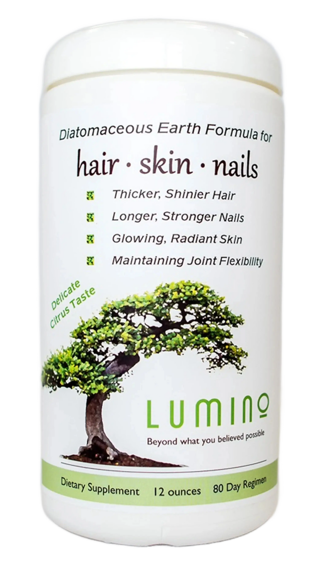 Enhanced Silica Formula for Hair, Skin, and Nails 12 oz Can Lumino Wellness