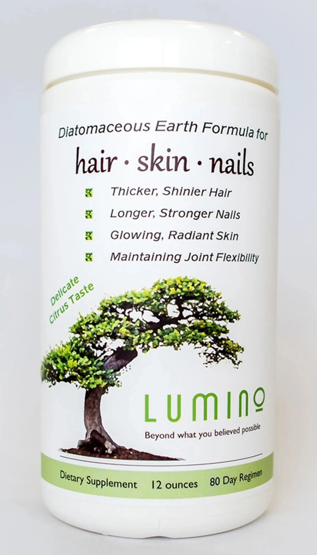 Enhanced Silica Formula for Hair, Skin, and Nails 12 oz Can Lumino Wellness