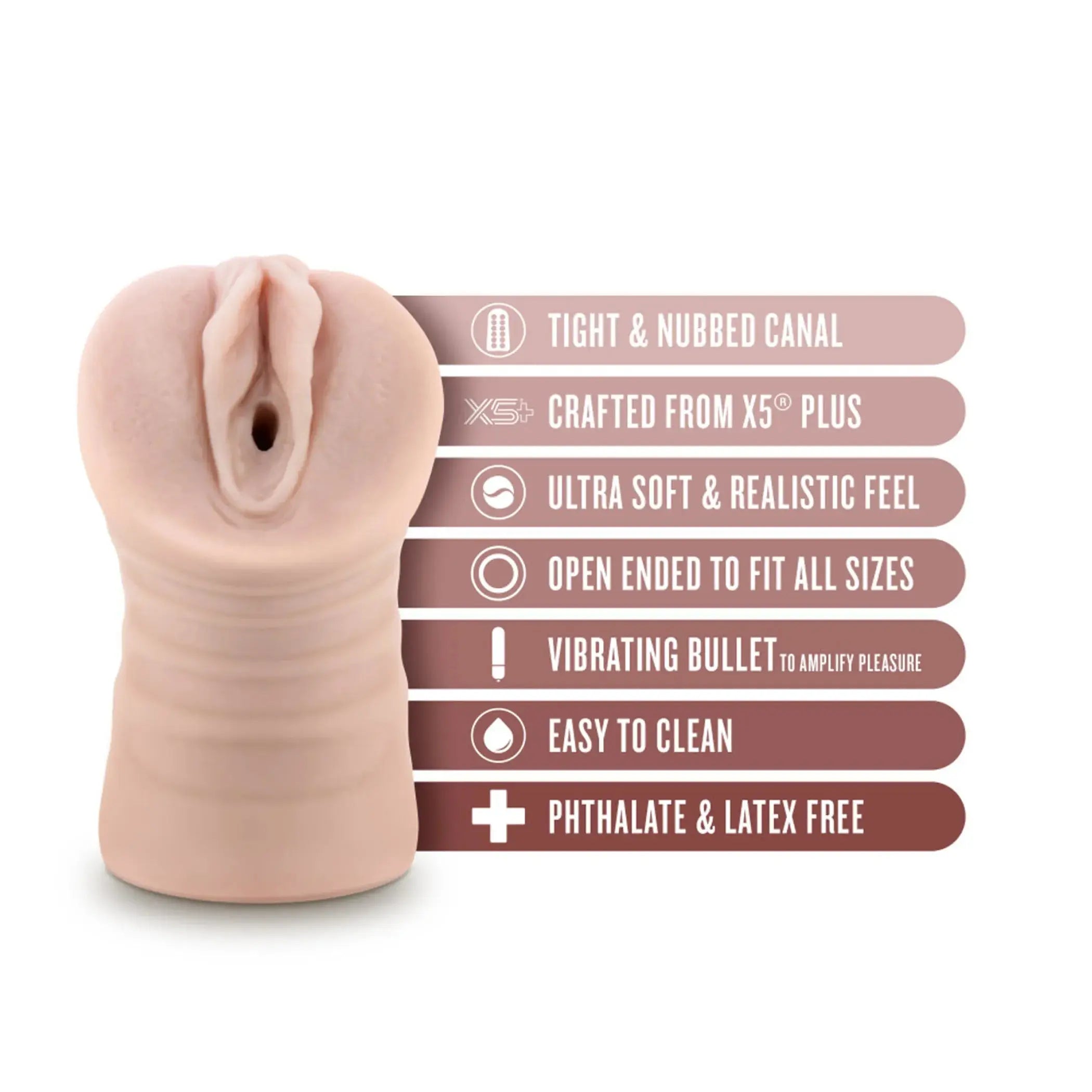 Enlust Ayumi Vibrating Stroker Blush Novelties