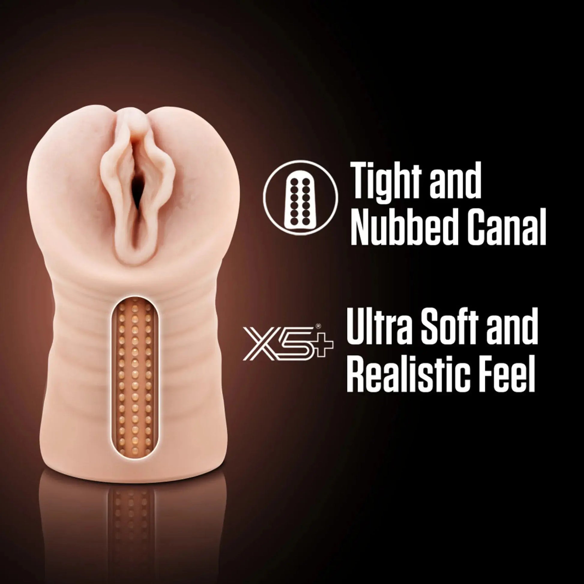 Enlust Destini Vibrating Stroker Blush Novelties