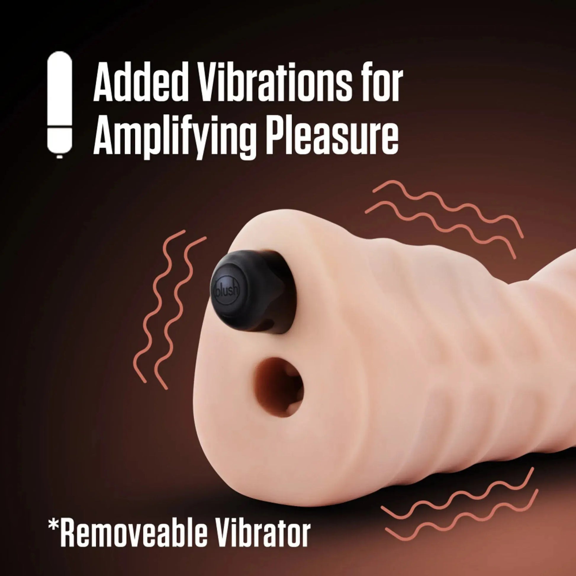 Enlust Destini Vibrating Stroker Blush Novelties