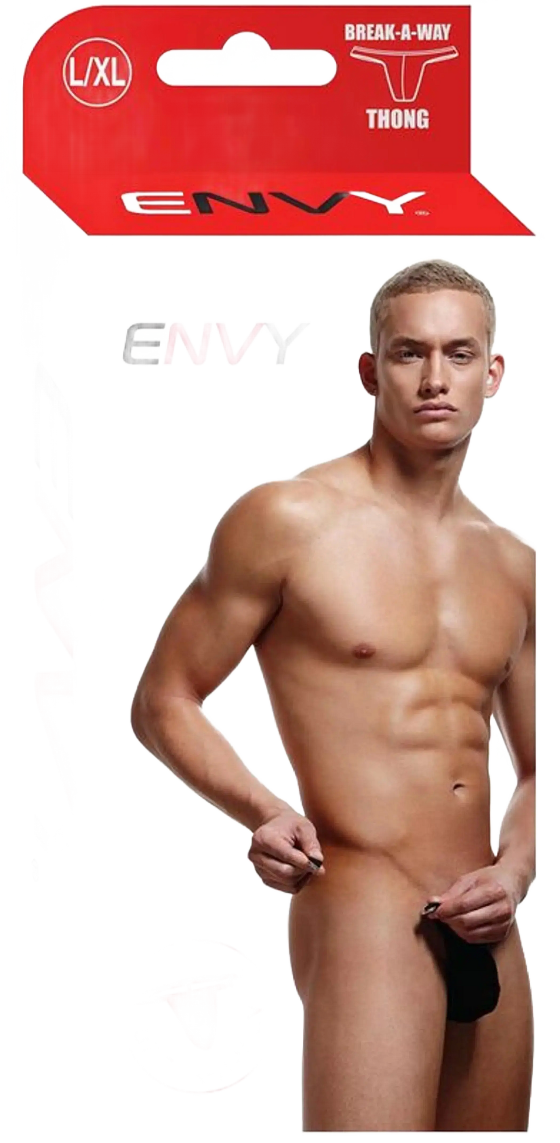 ENVY BREAK-A-WAY THONG BLACK X-Gen Products