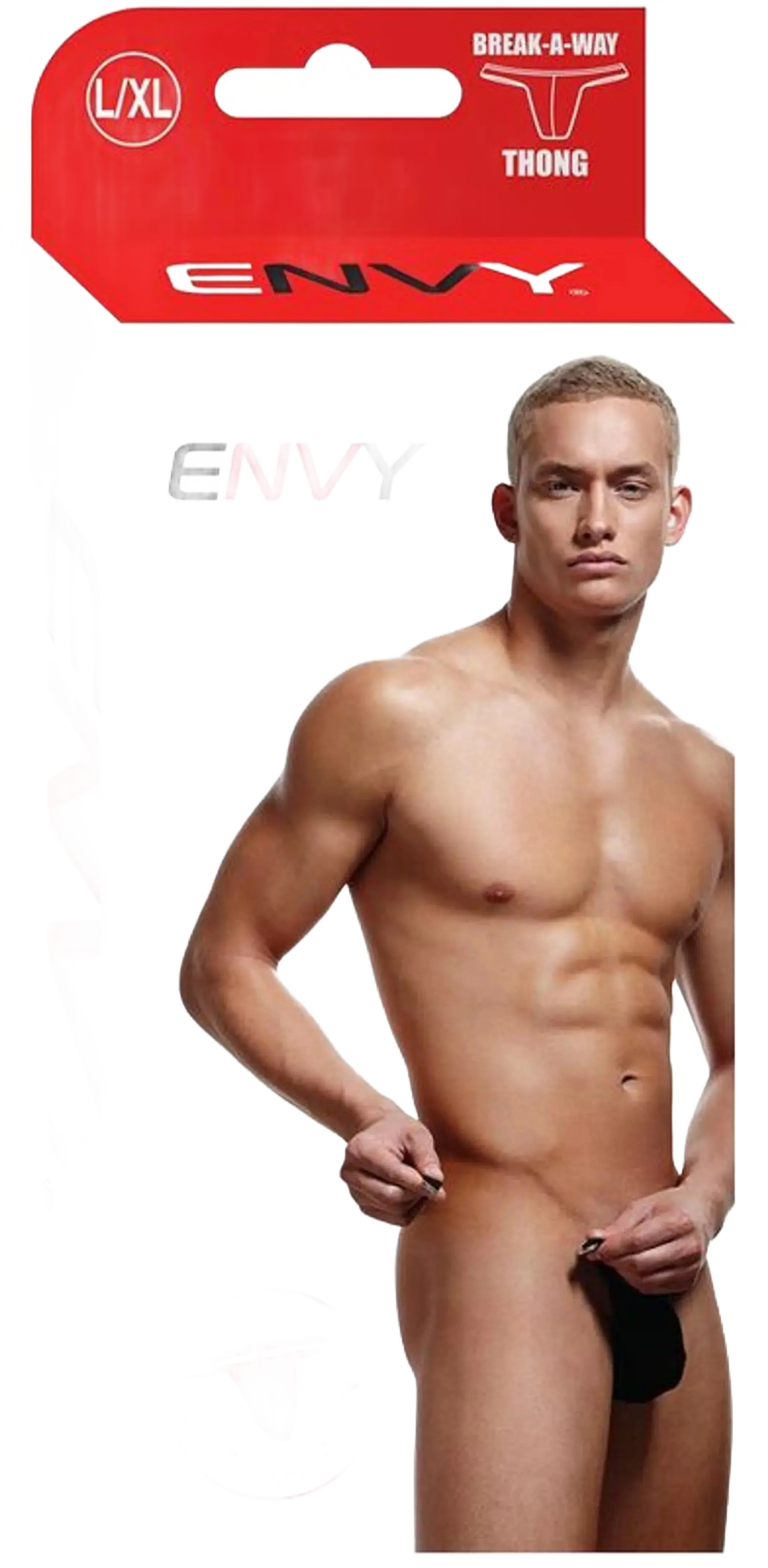 ENVY BREAK-A-WAY THONG BLACK X-Gen Products